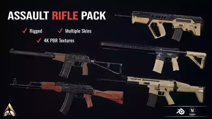 Assault Rifle Gun pack