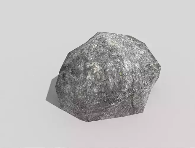 low poly rock