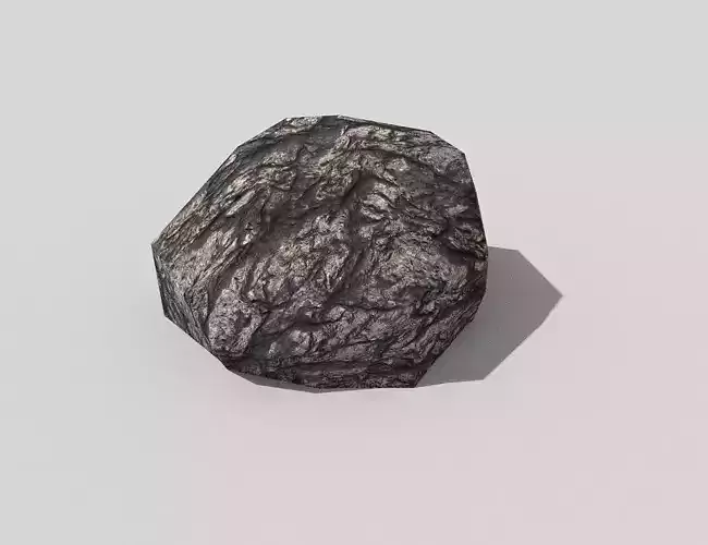low poly rock