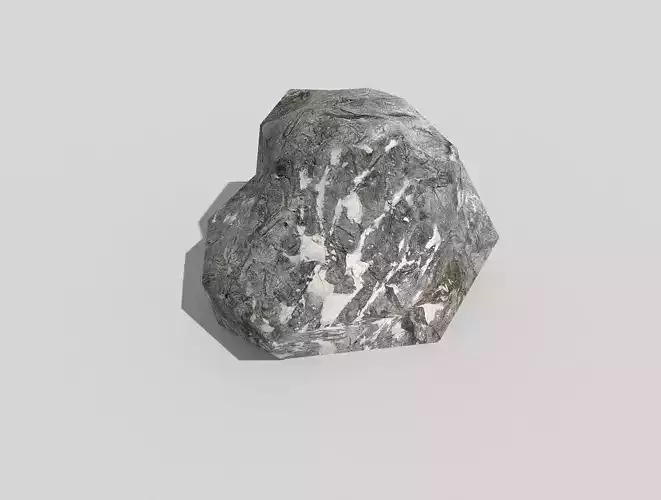 low poly rock