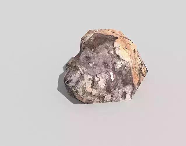 low poly rock