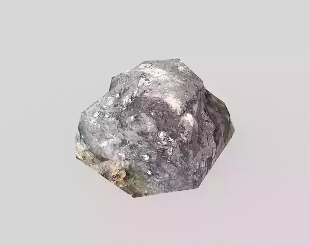 low poly rock