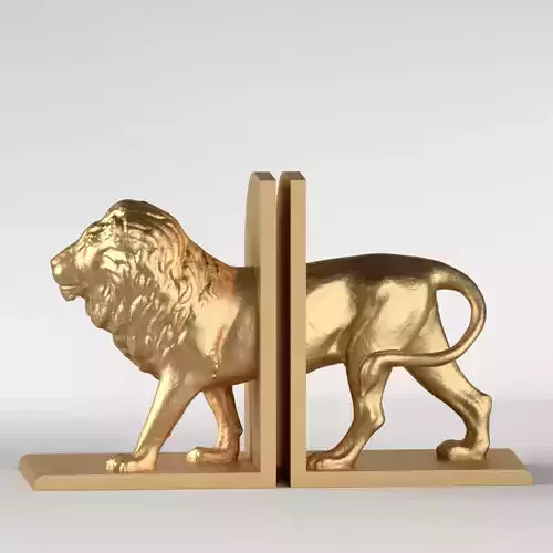 Lion Bookends 3D print model