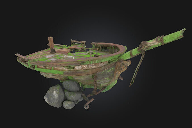 Shipwrecked Dreams  Echoes of a Voyage Lost 3D model