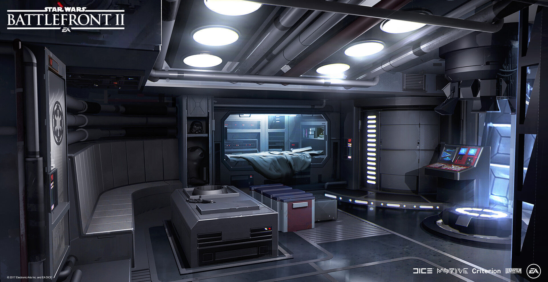 Imperial Field crate 1-6 scale Hottoys  3D print model_7