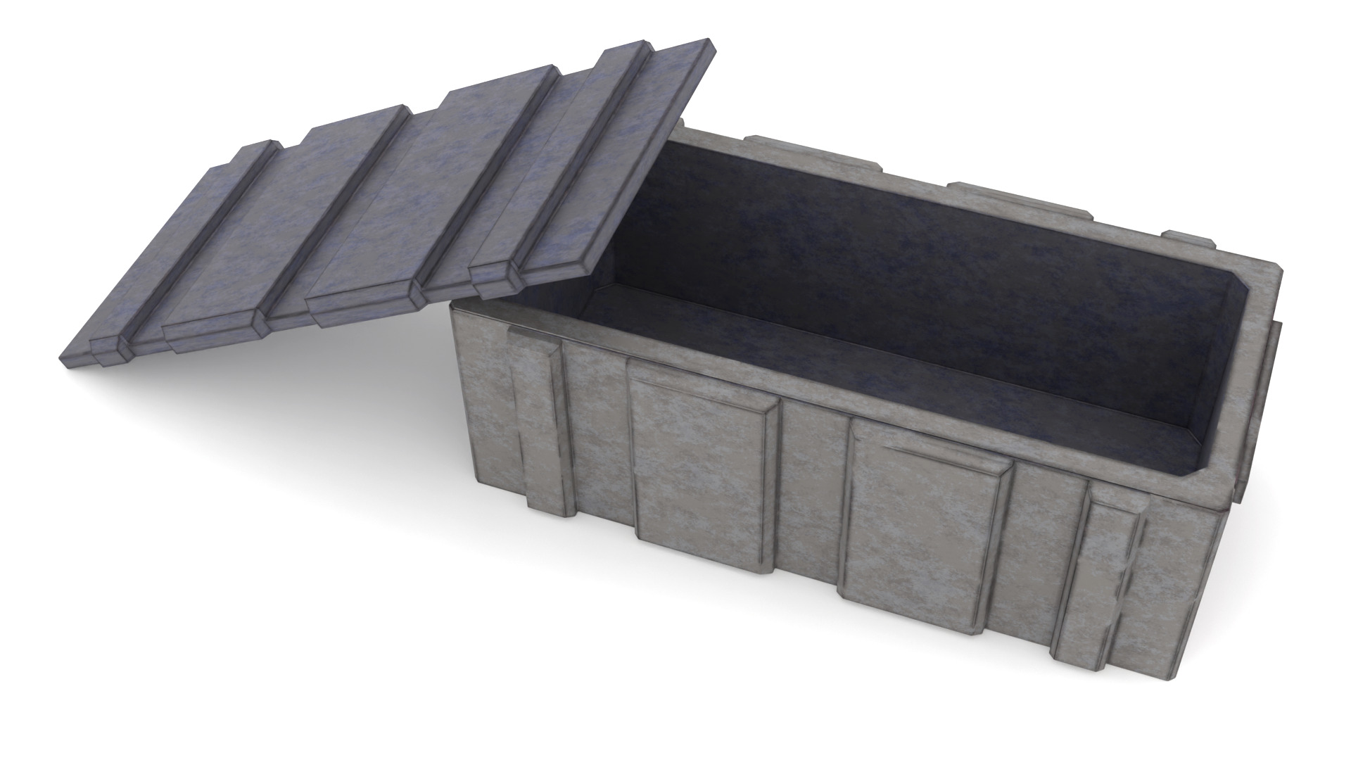 Imperial Field crate 1-6 scale Hottoys  3D print model_2