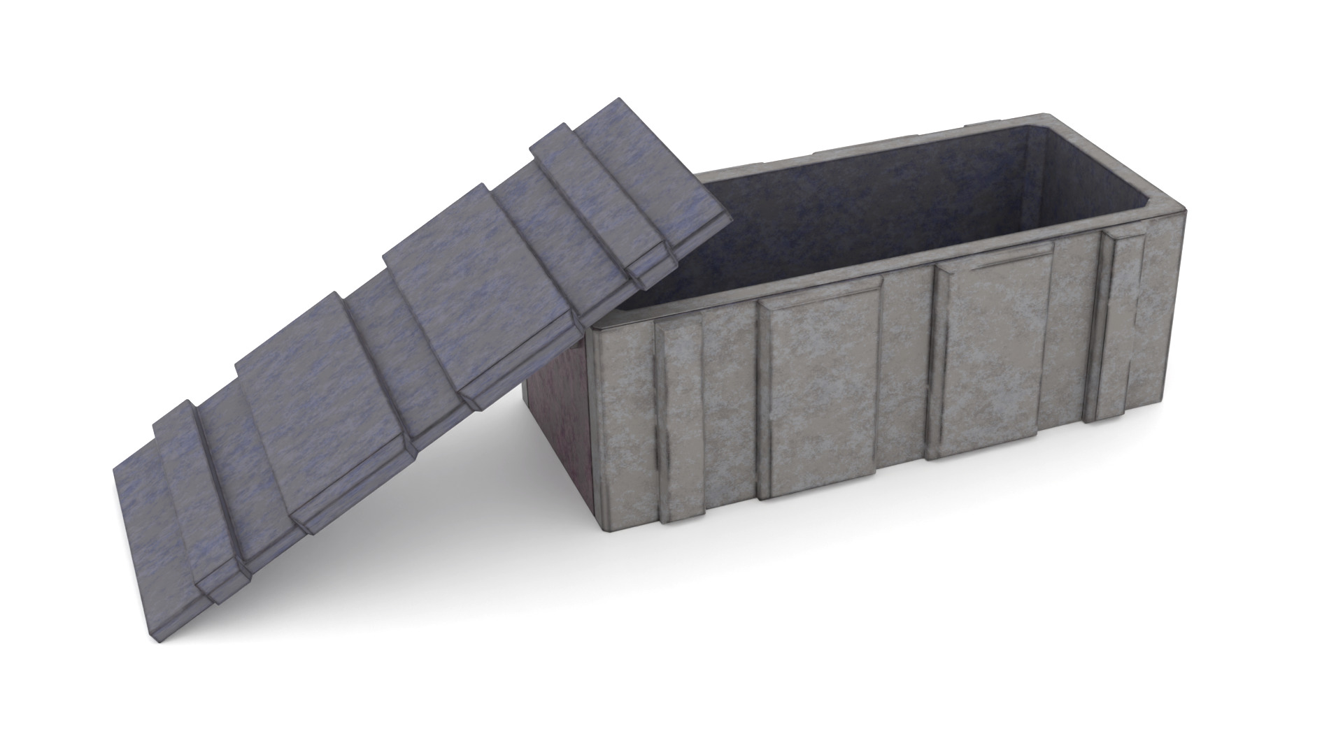 Imperial Field crate 1-6 scale Hottoys  3D print model_1