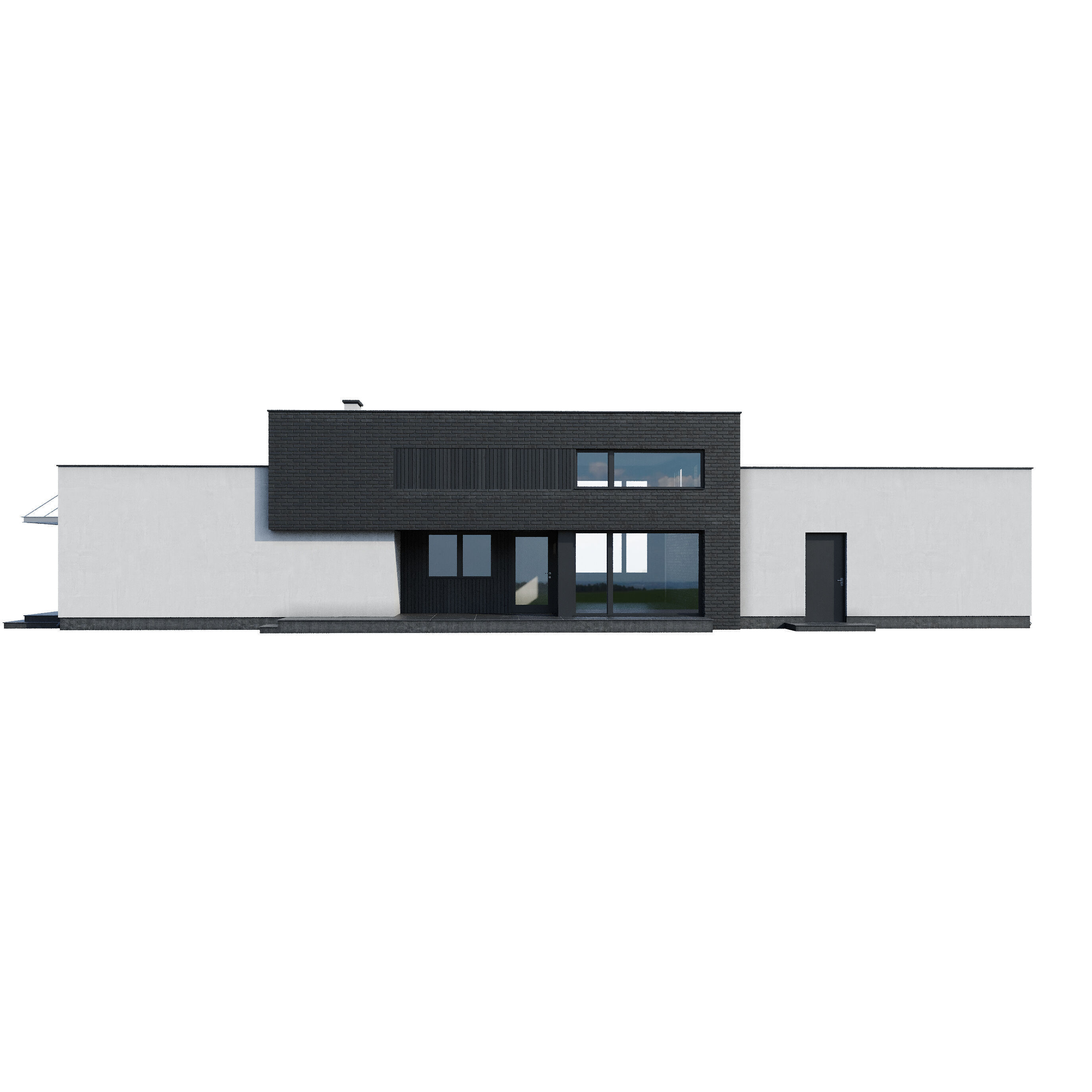 Modern house V110 3D model_14