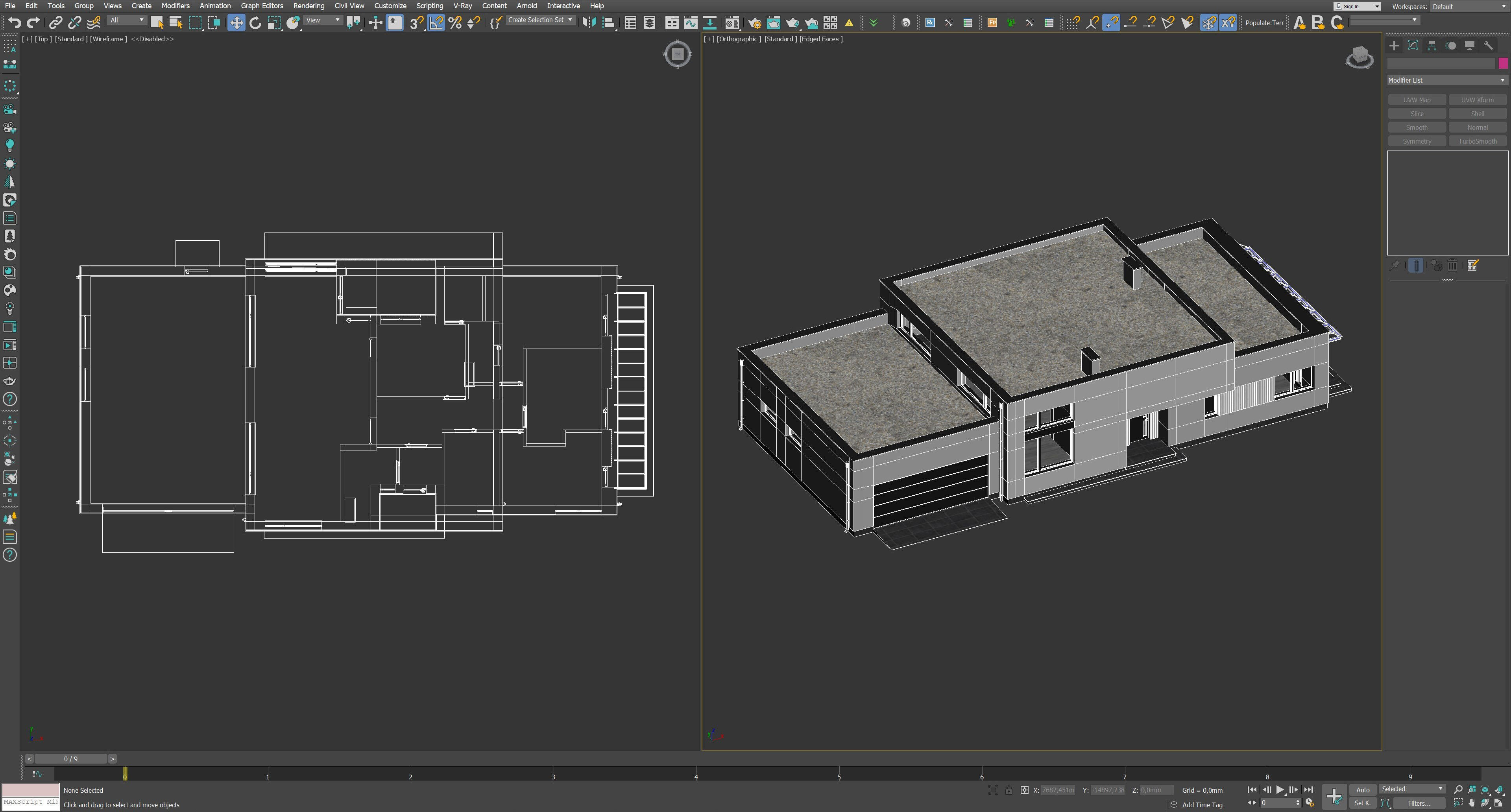 Modern house V110 3D model_17