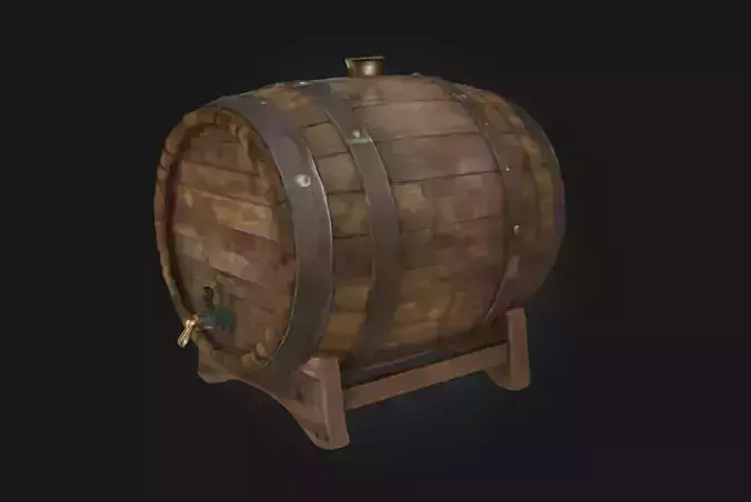 Aged Oak Cask  Tradition Sealed in Wood