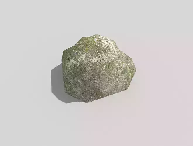 low poly rock