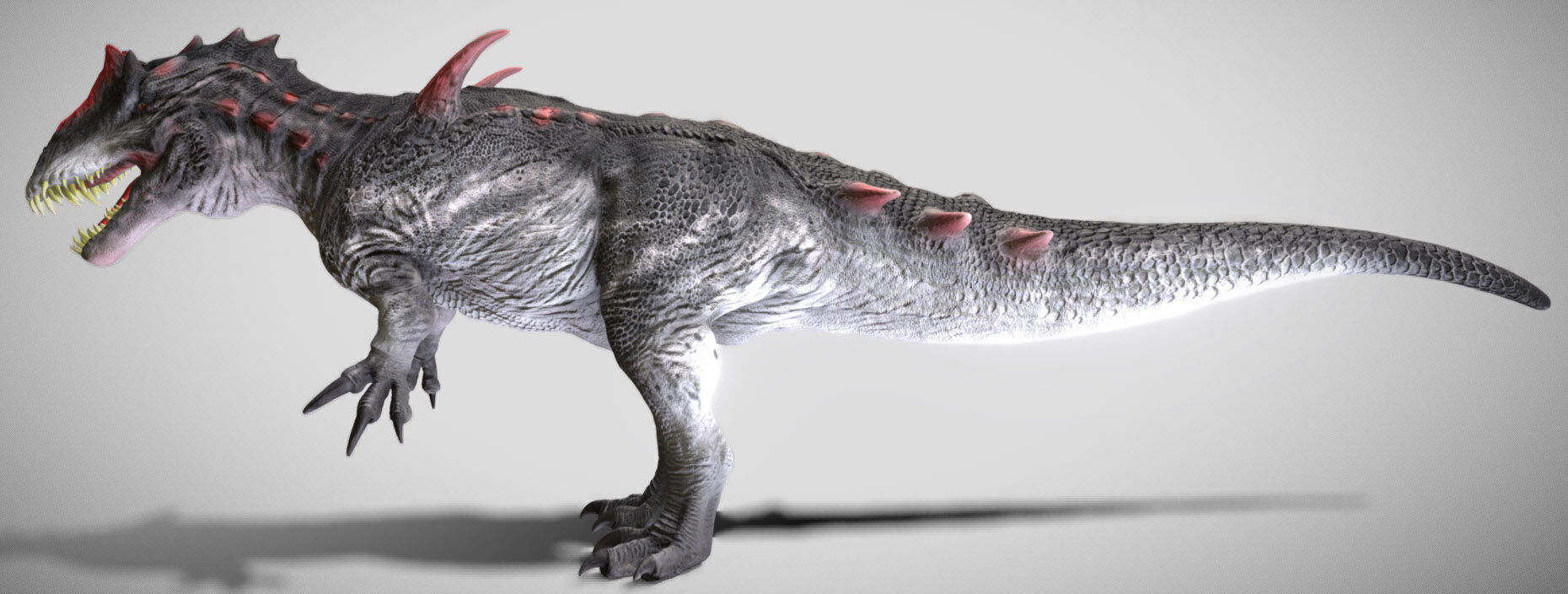 Megacarnox Dinosaur HybridV2 Low-poly 3D model_6