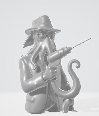 Gangster Squid 3D model