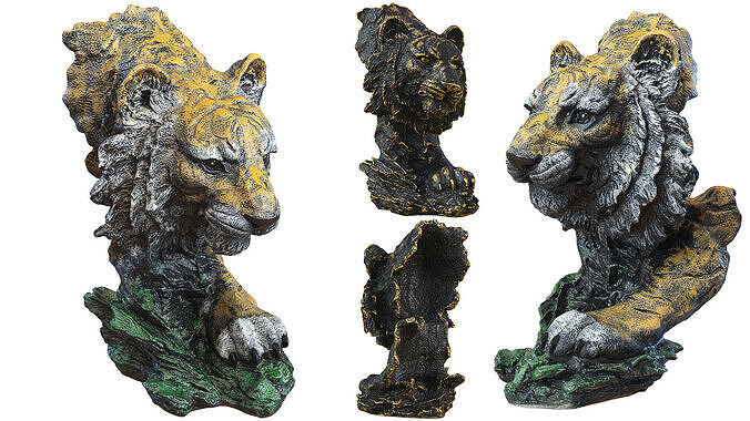 Decorative Tiger statuette  3D model