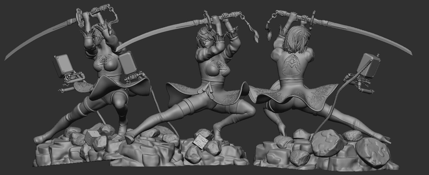 2b Nier Automata SFW and NSFW Ready For 3D Printing 3D print model_18