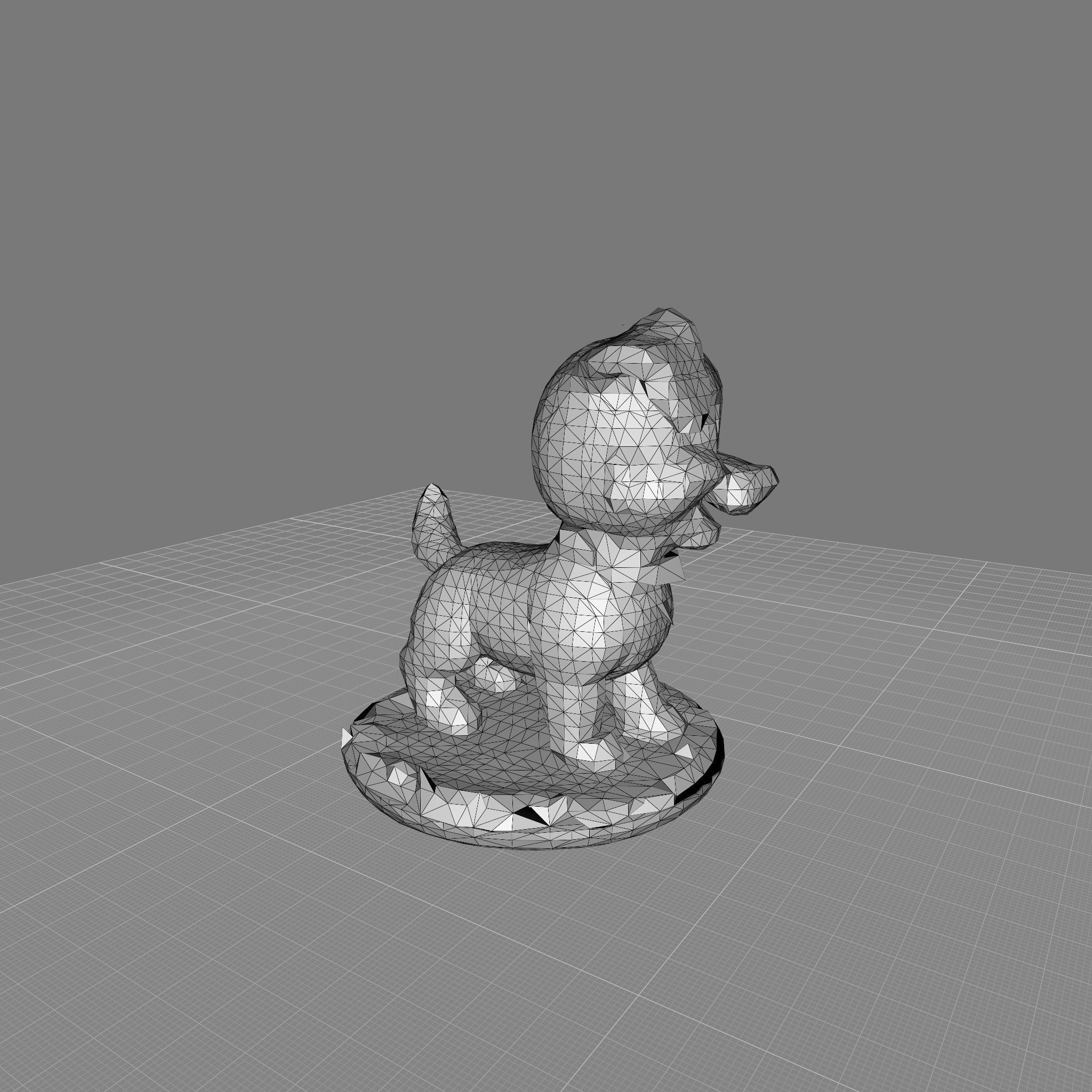 Cute Cartoon Puppy Dog Figurine Model Free 3D print model_5