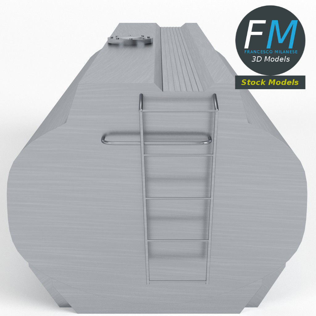 Gasoline tanker 3D model_3