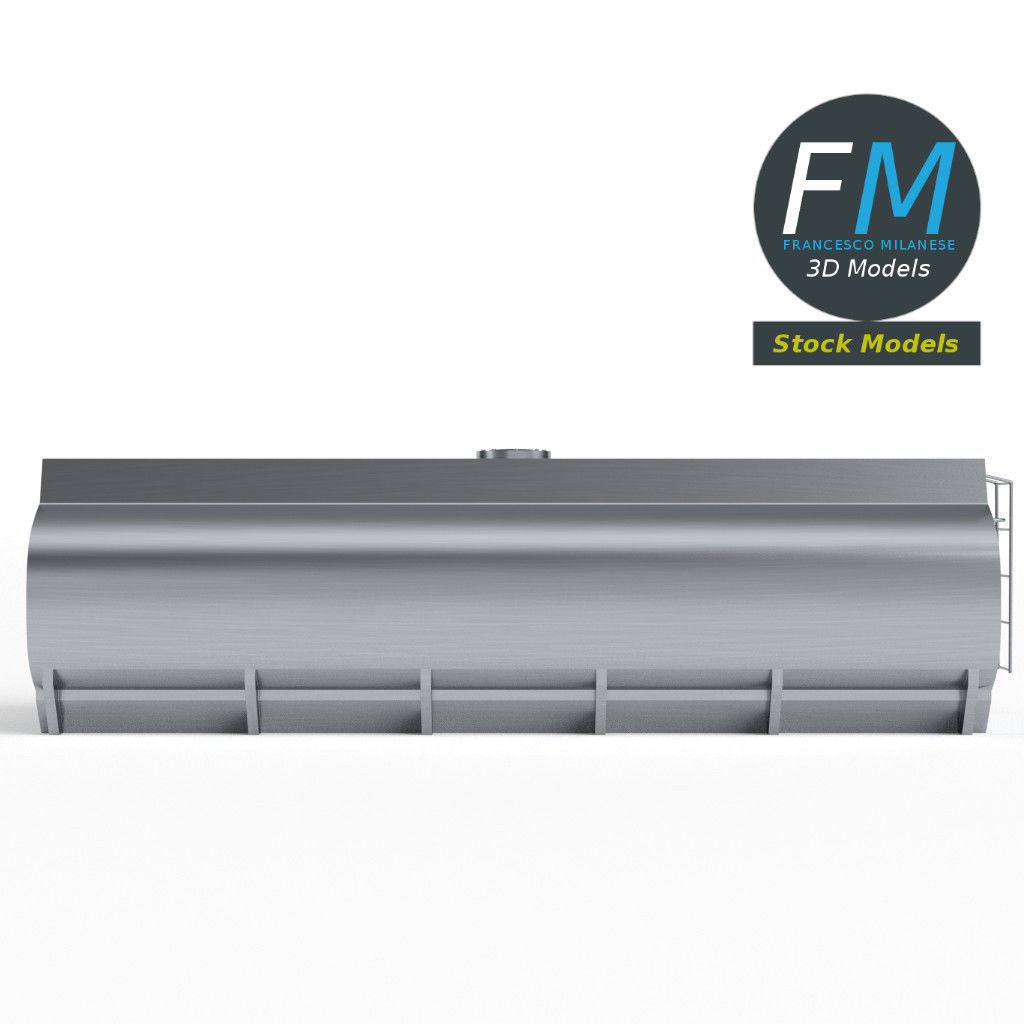 Gasoline tanker 3D model_4