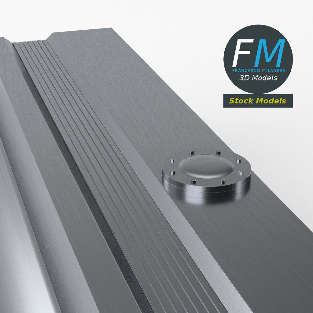 Gasoline tanker 3D model_5