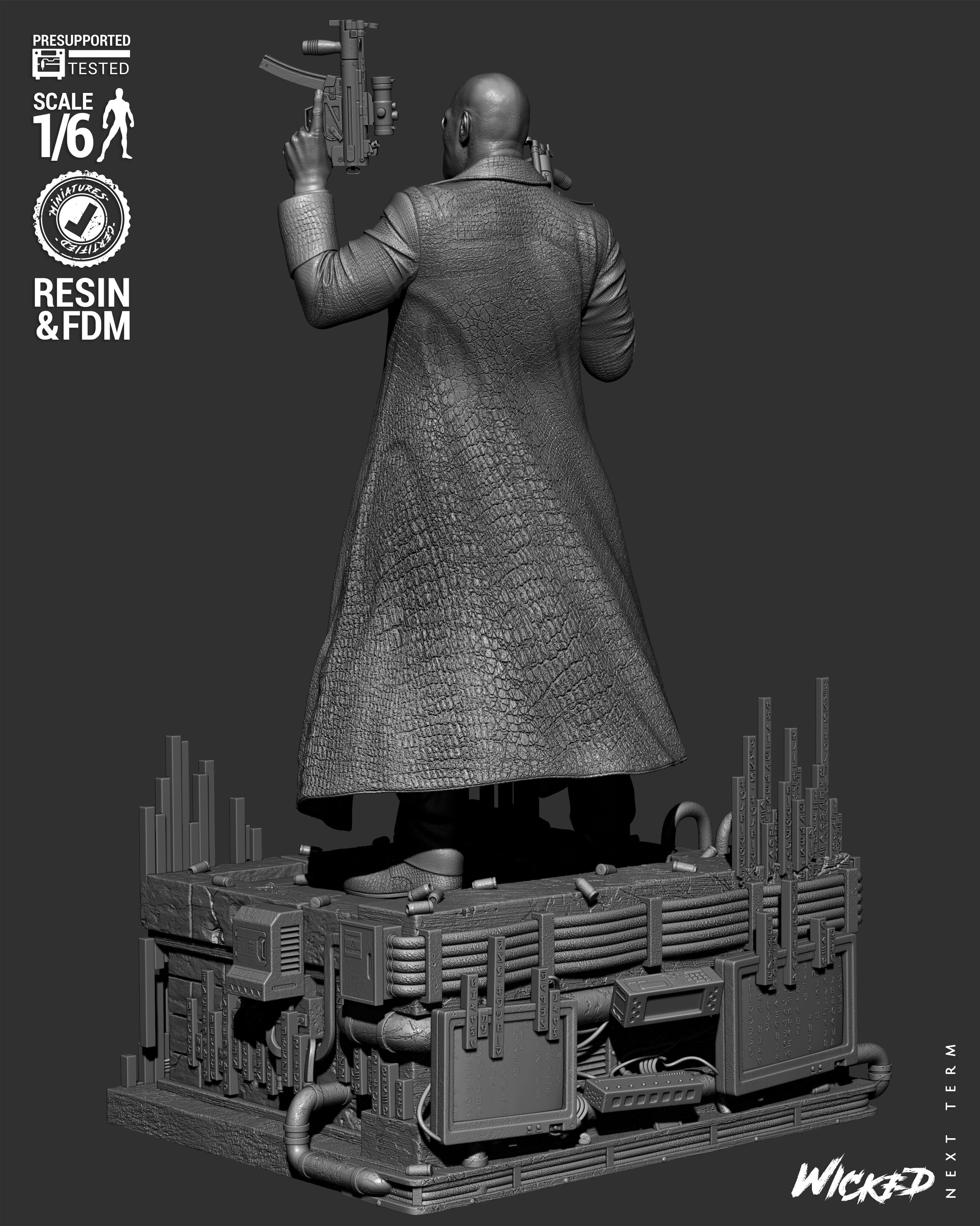 Wicked Movies Morpheus Sculpture 3D print model_19