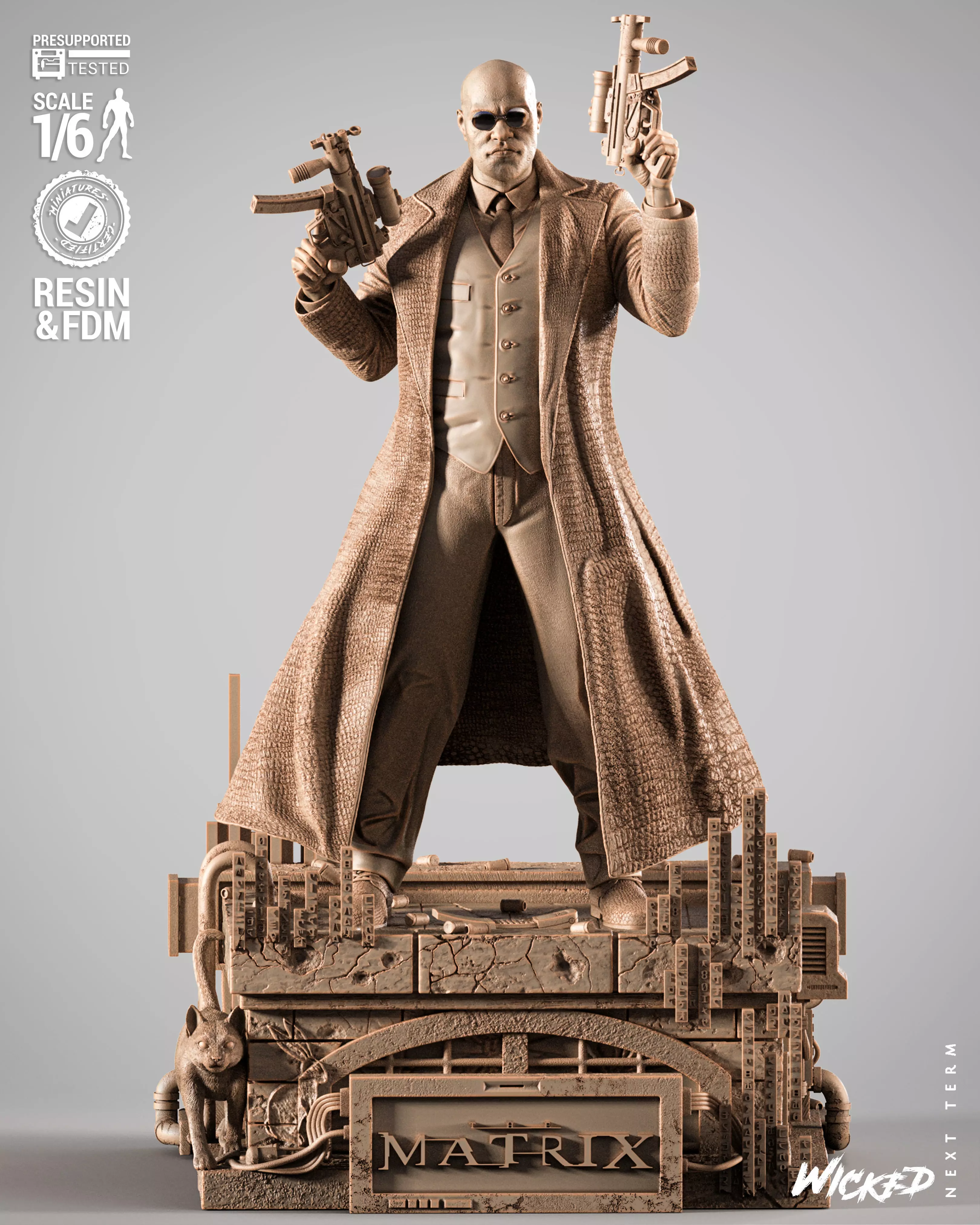 Wicked Movies Morpheus Sculpture 3D print model_0