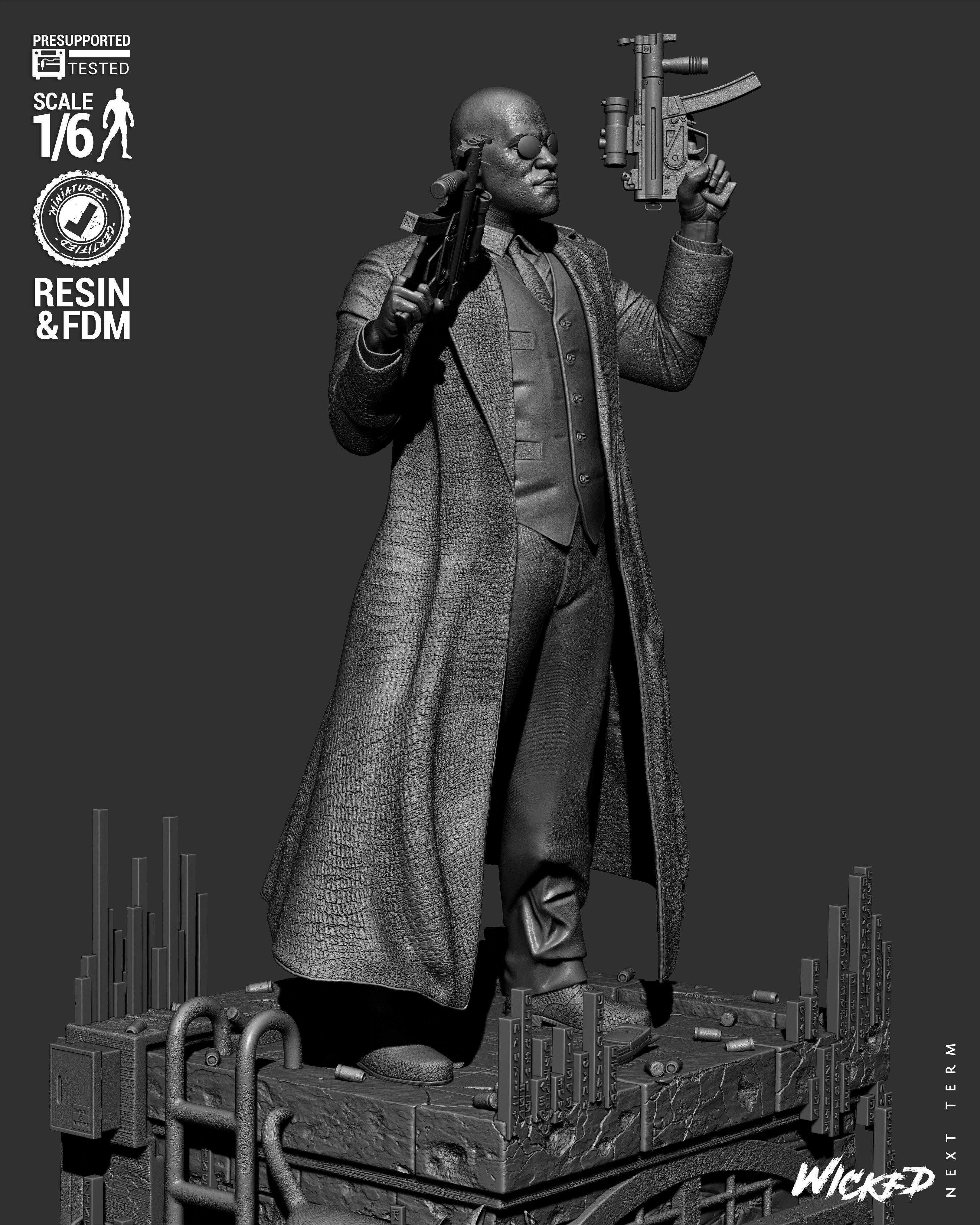 Wicked Movies Morpheus Sculpture 3D print model_47