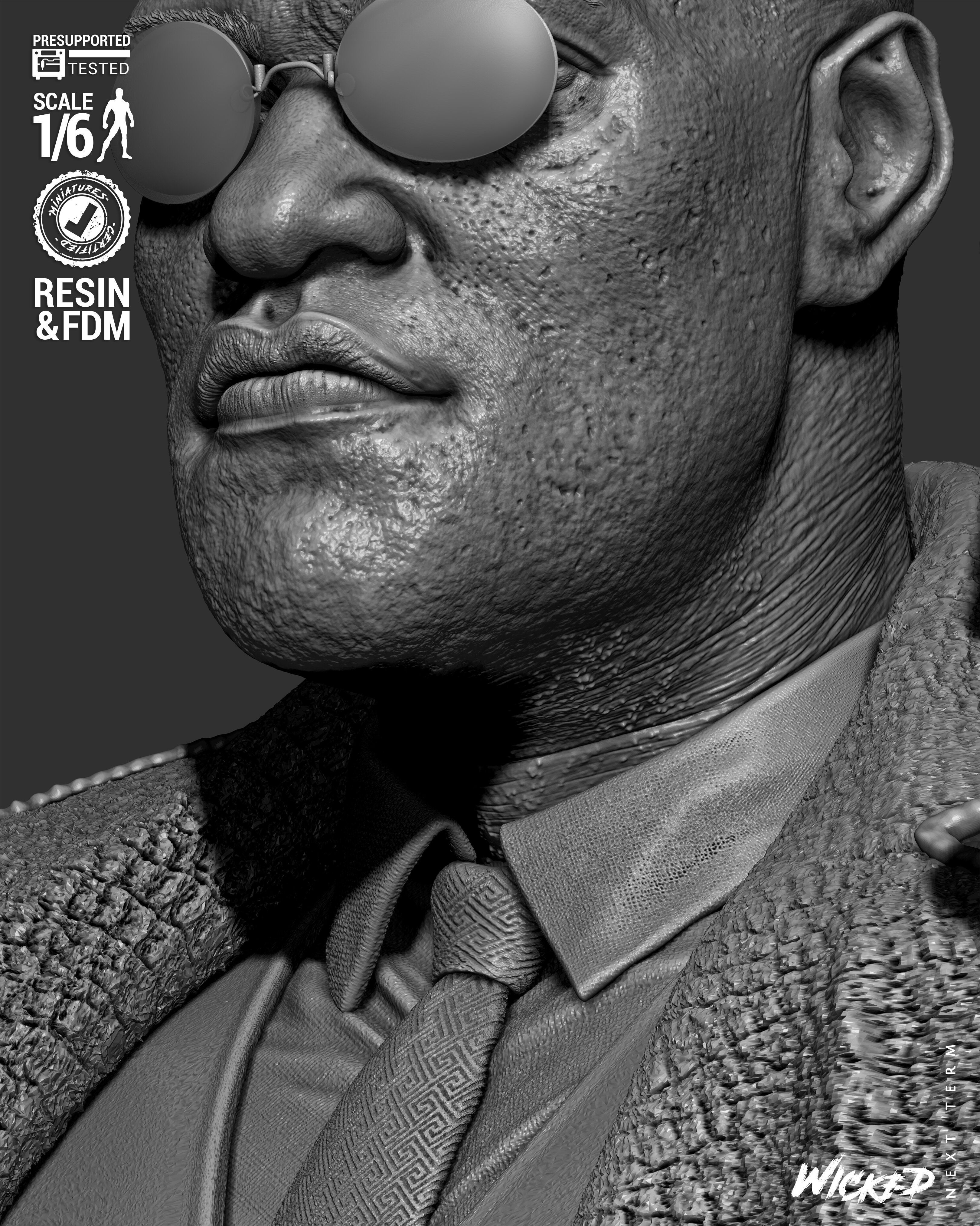 Wicked Movies Morpheus Sculpture 3D print model_34