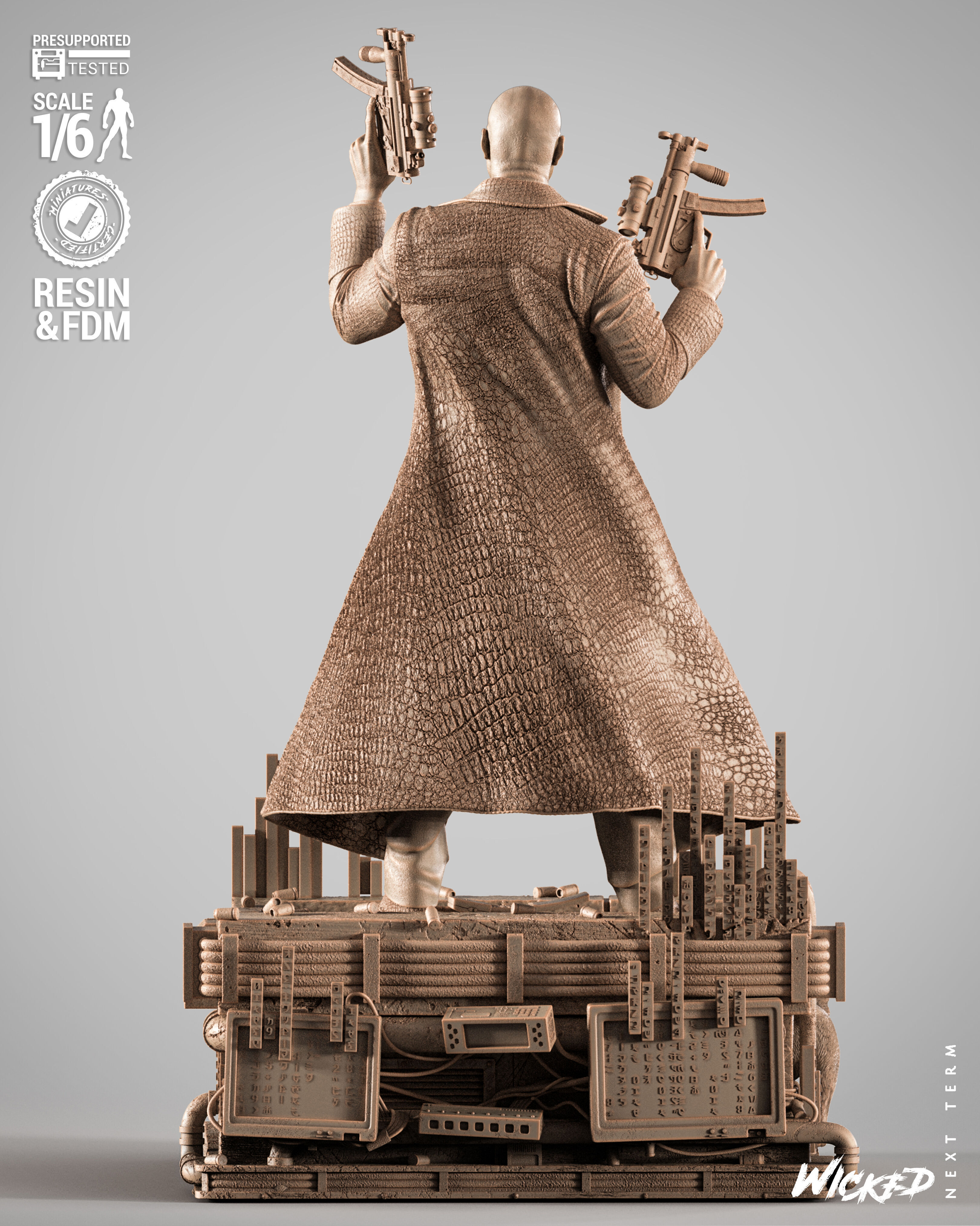 Wicked Movies Morpheus Sculpture 3D print model_6