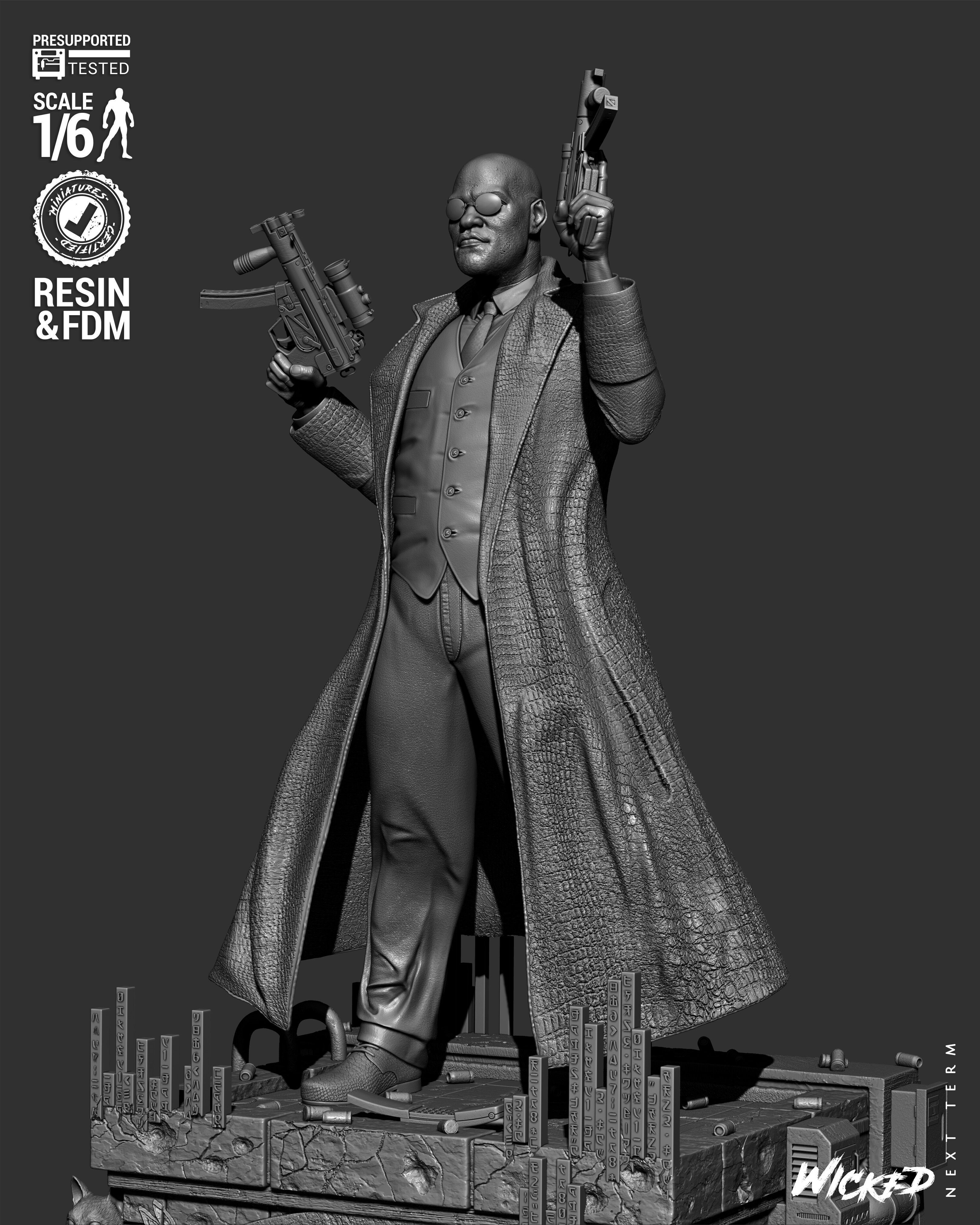 Wicked Movies Morpheus Sculpture 3D print model_17