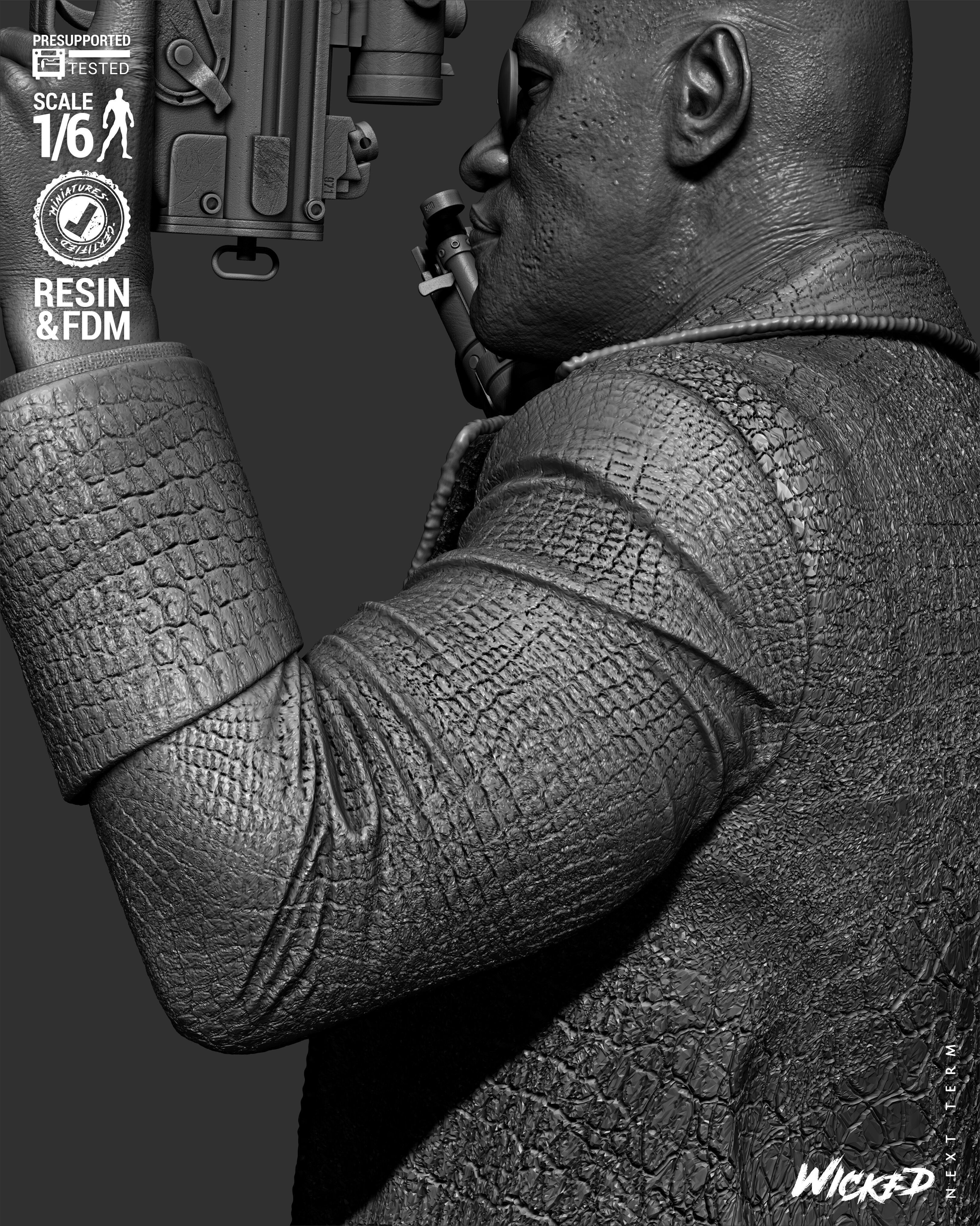 Wicked Movies Morpheus Sculpture 3D print model_51