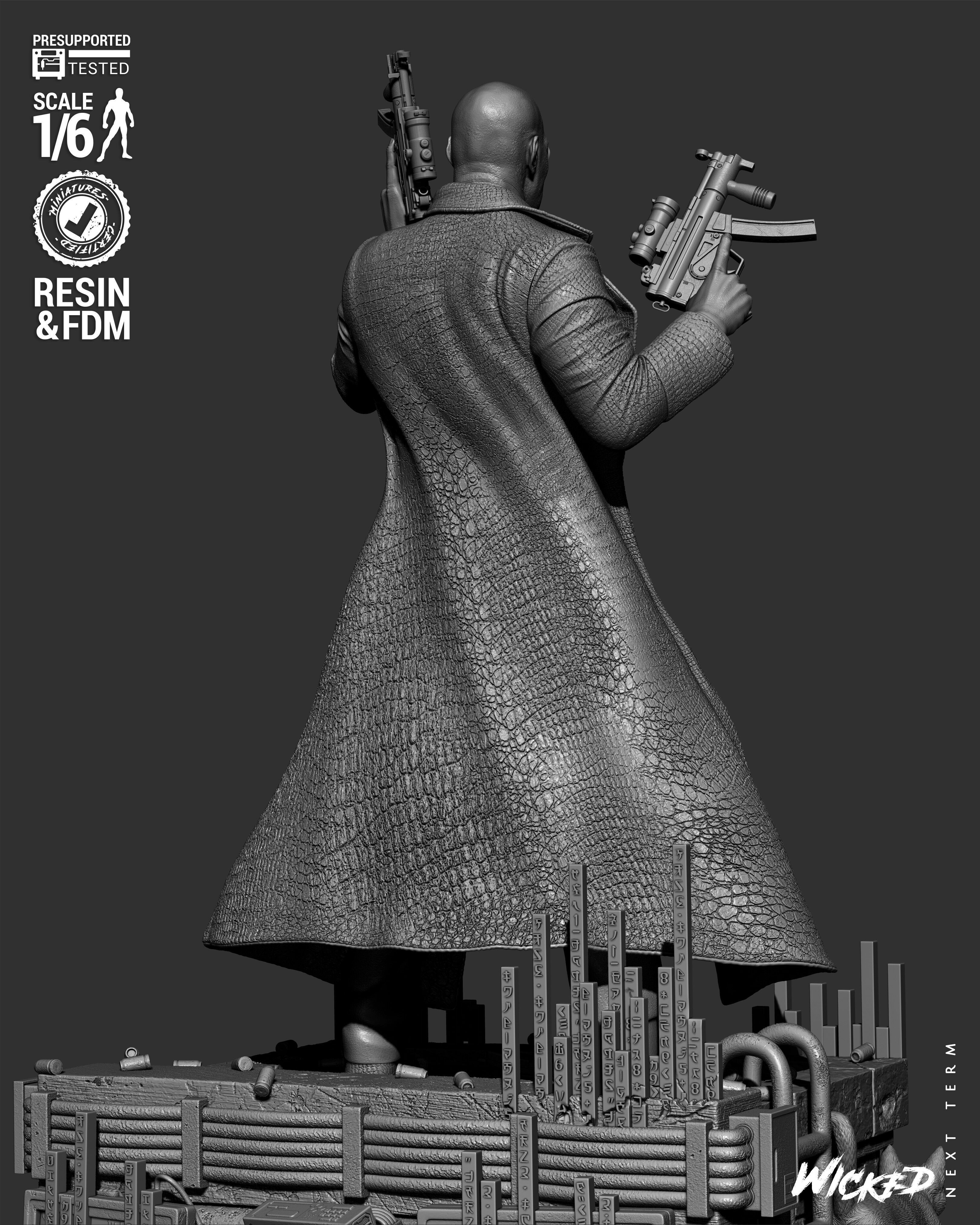 Wicked Movies Morpheus Sculpture 3D print model_20