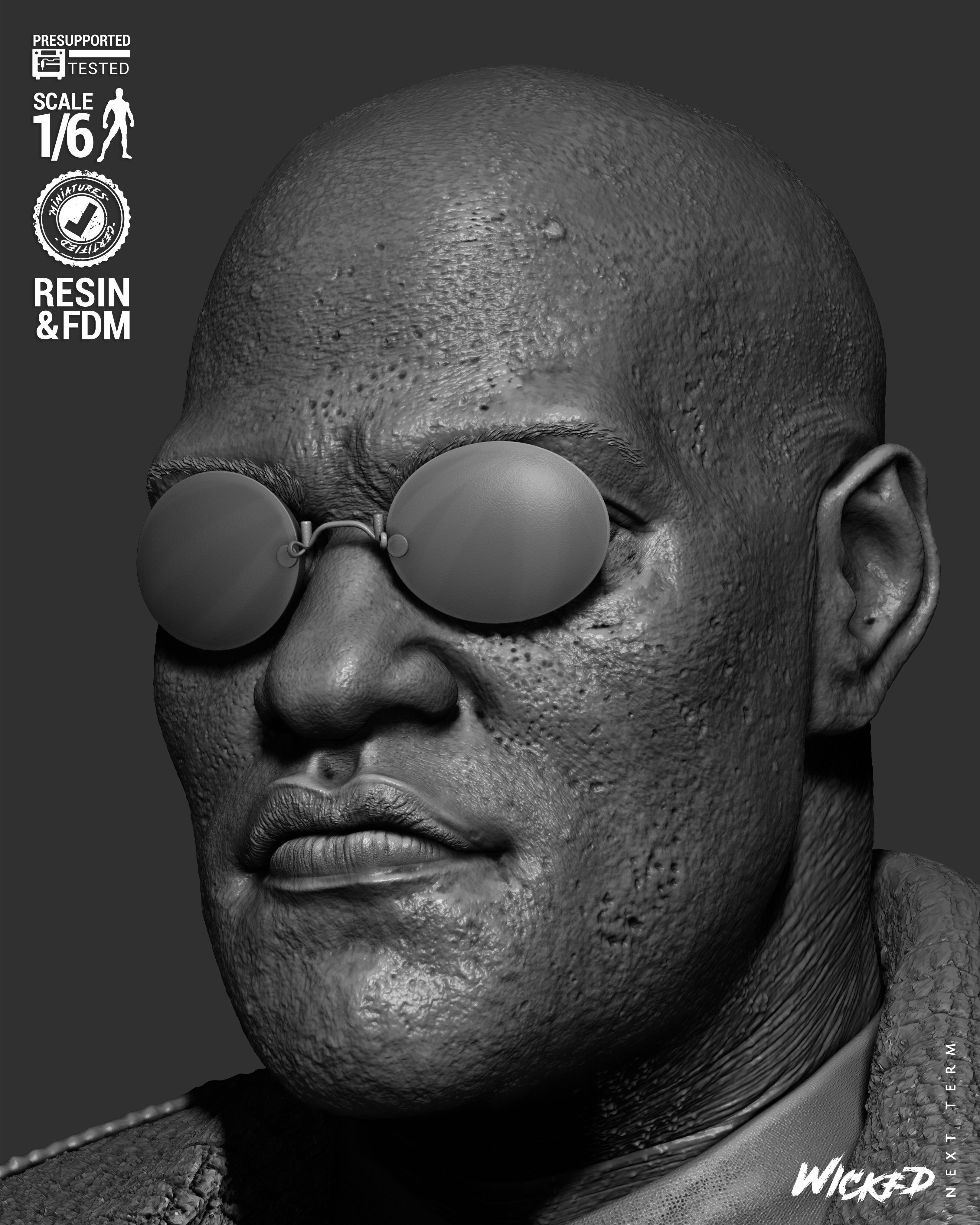 Wicked Movies Morpheus Sculpture 3D print model_37