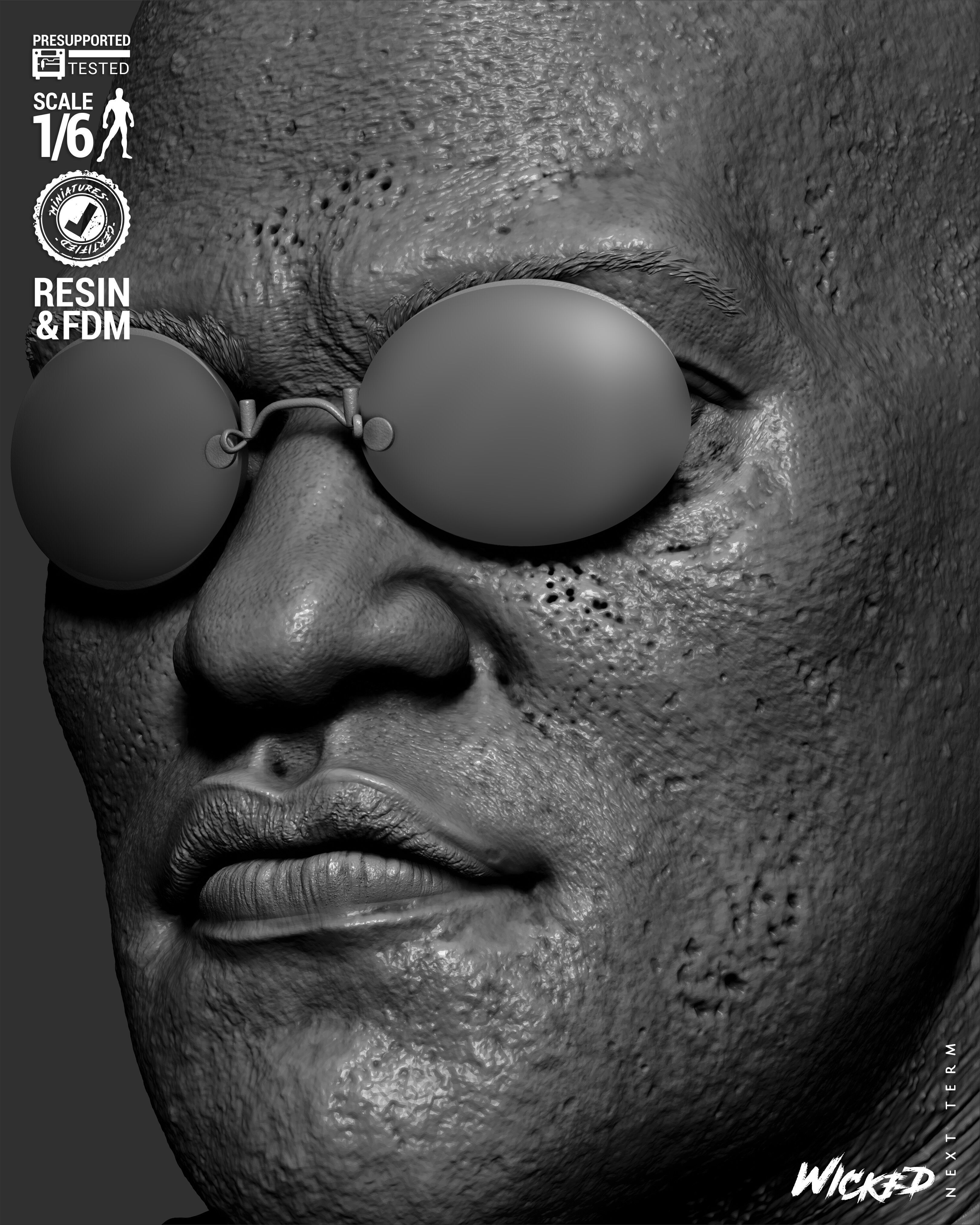 Wicked Movies Morpheus Sculpture 3D print model_28