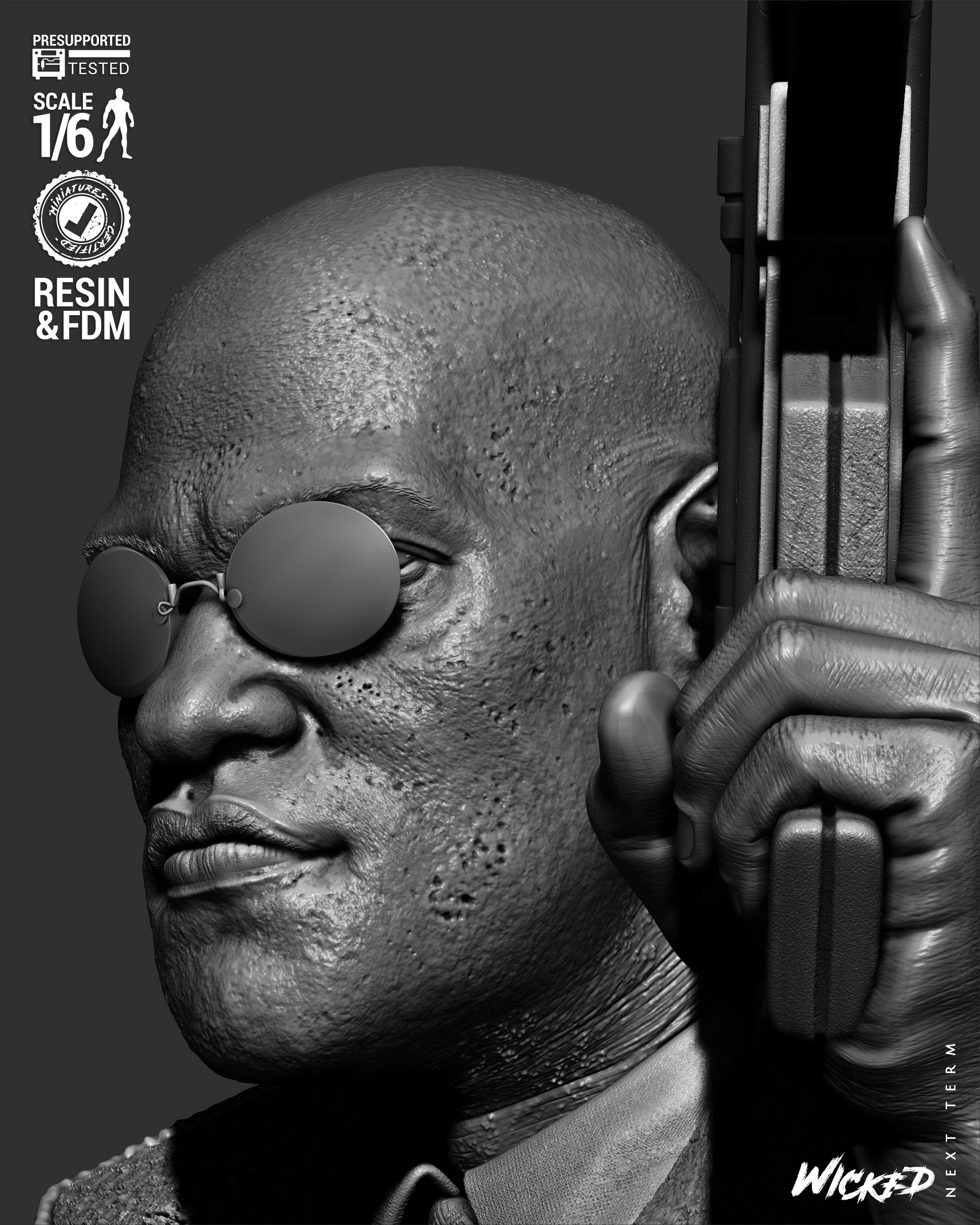 Wicked Movies Morpheus Sculpture 3D print model_57