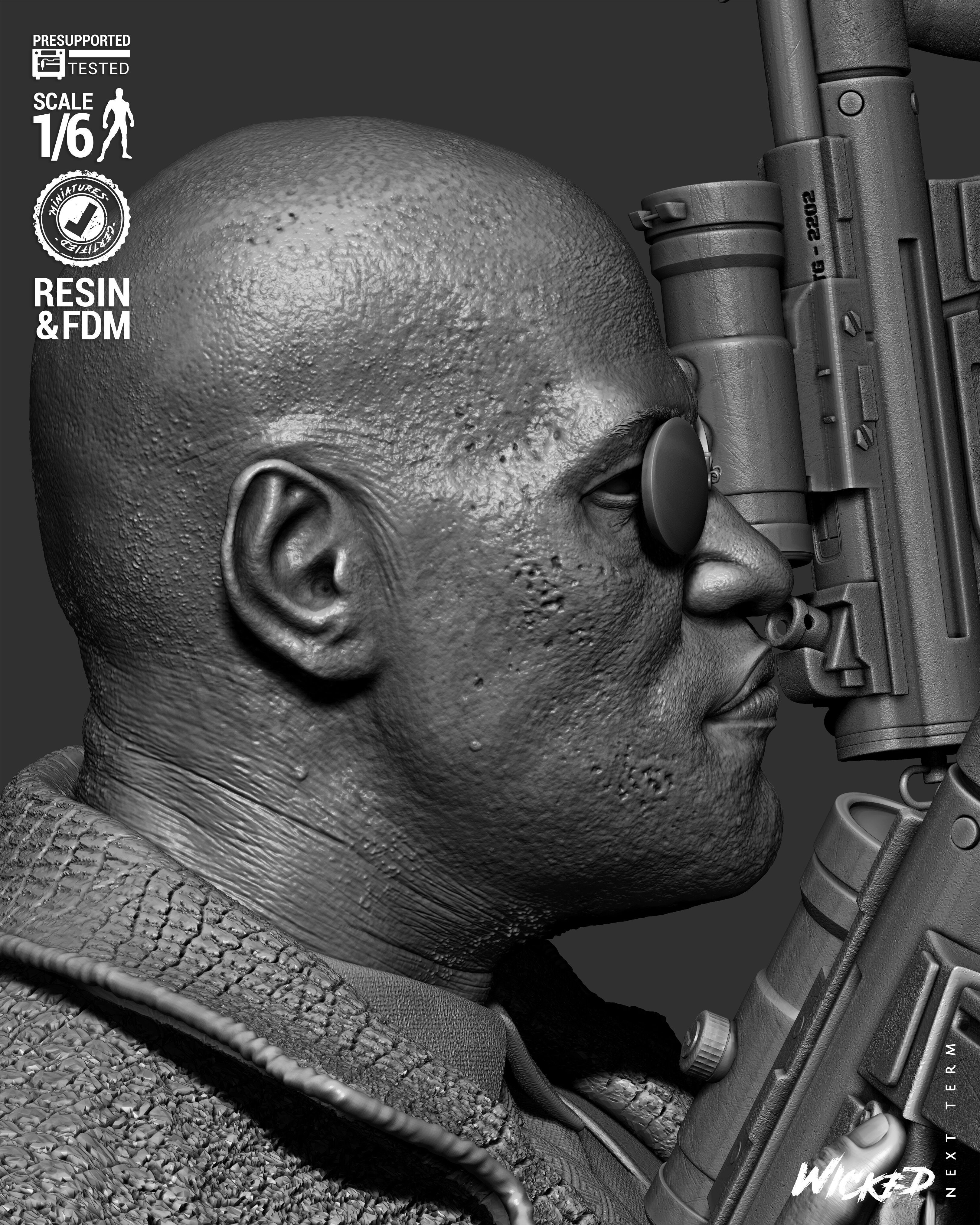 Wicked Movies Morpheus Sculpture 3D print model_39