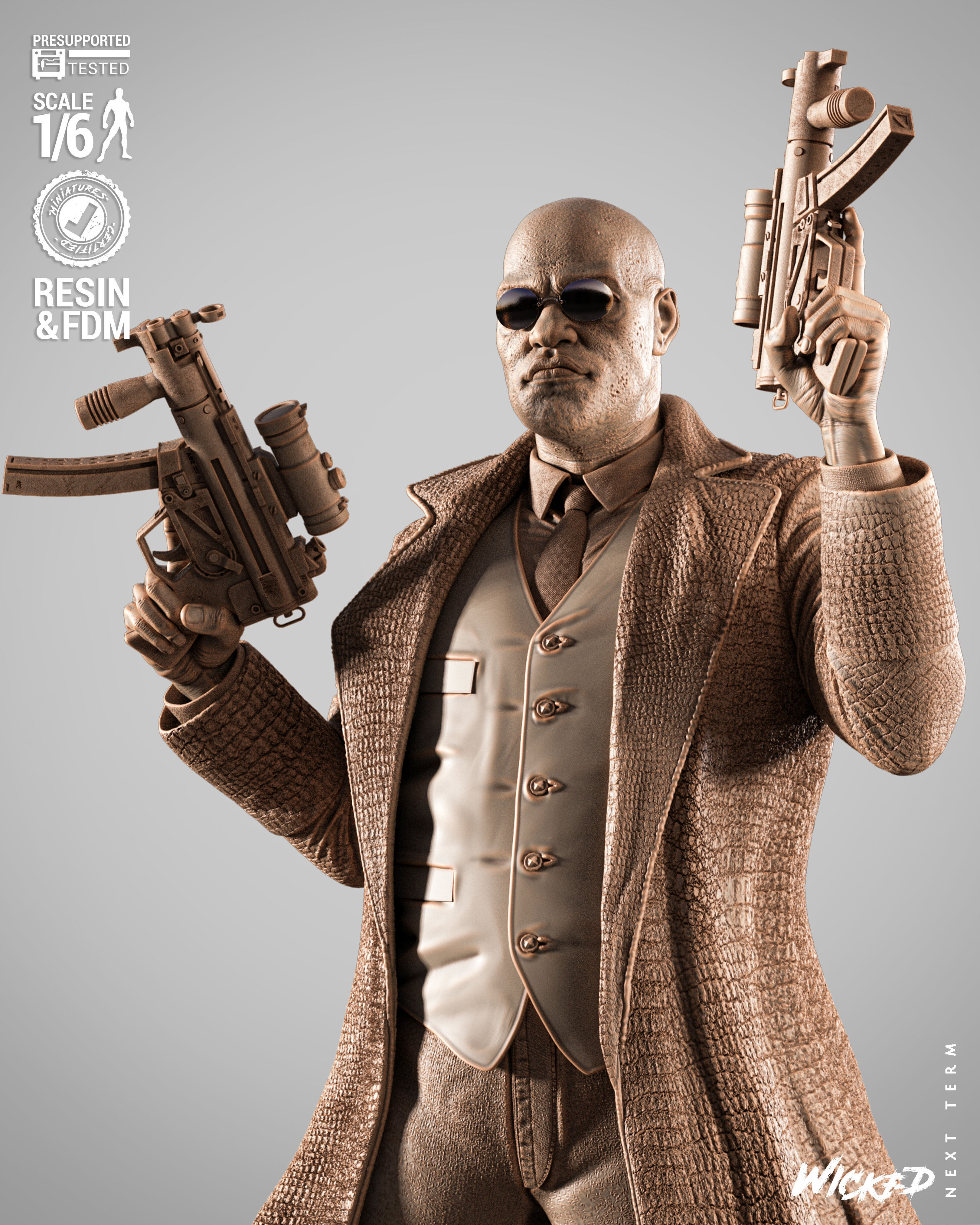 Wicked Movies Morpheus Sculpture 3D print model_14