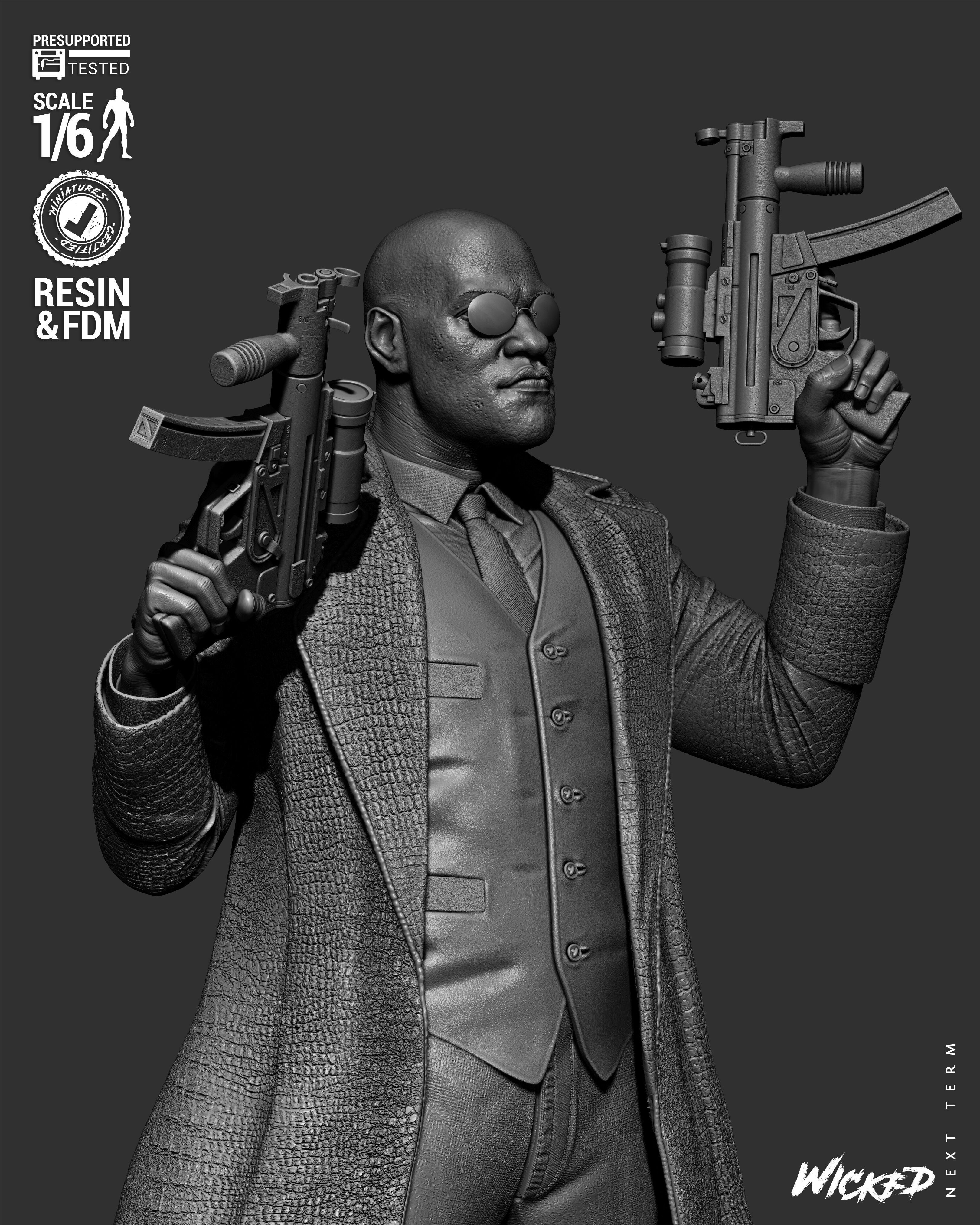 Wicked Movies Morpheus Sculpture 3D print model_45