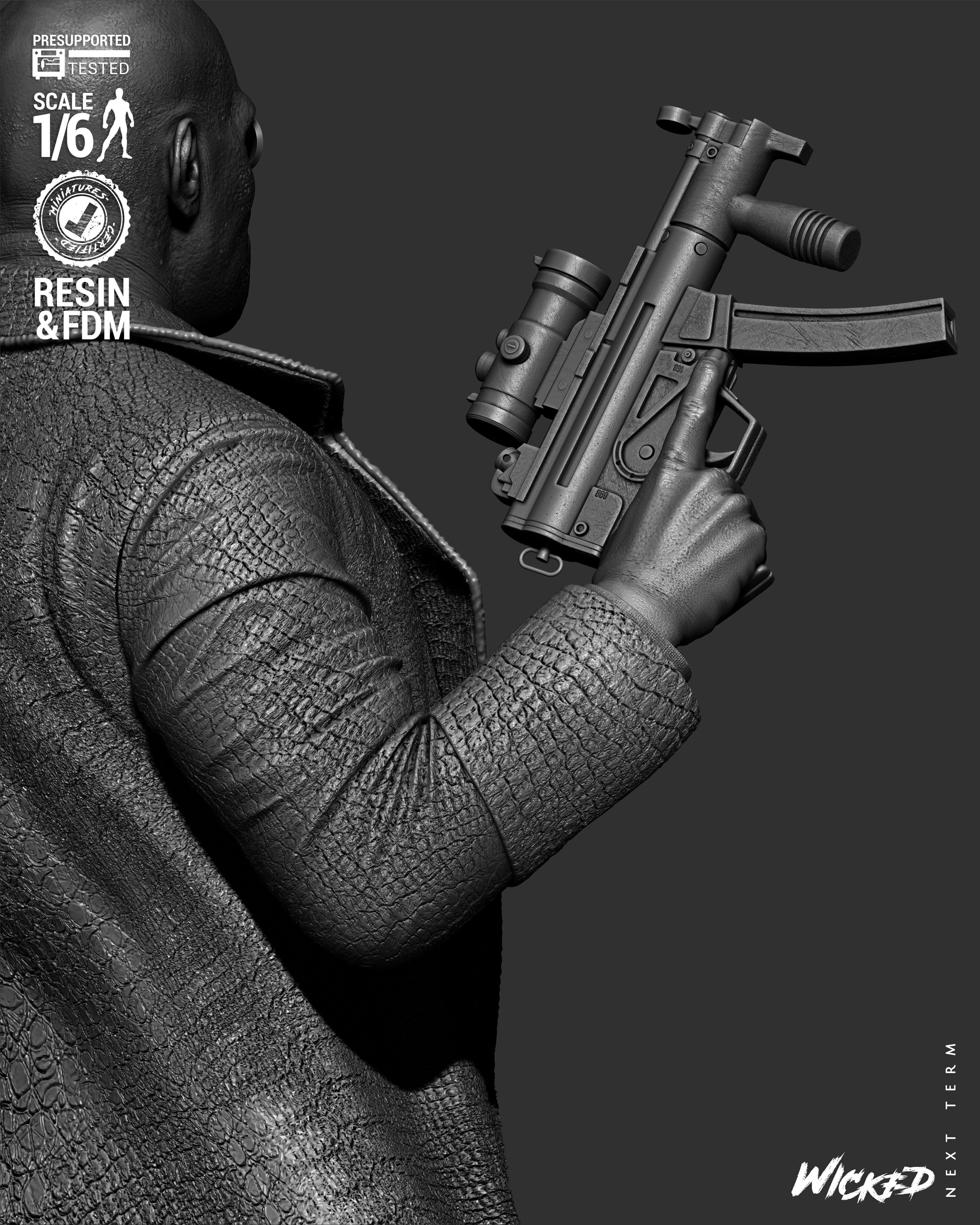 Wicked Movies Morpheus Sculpture 3D print model_48