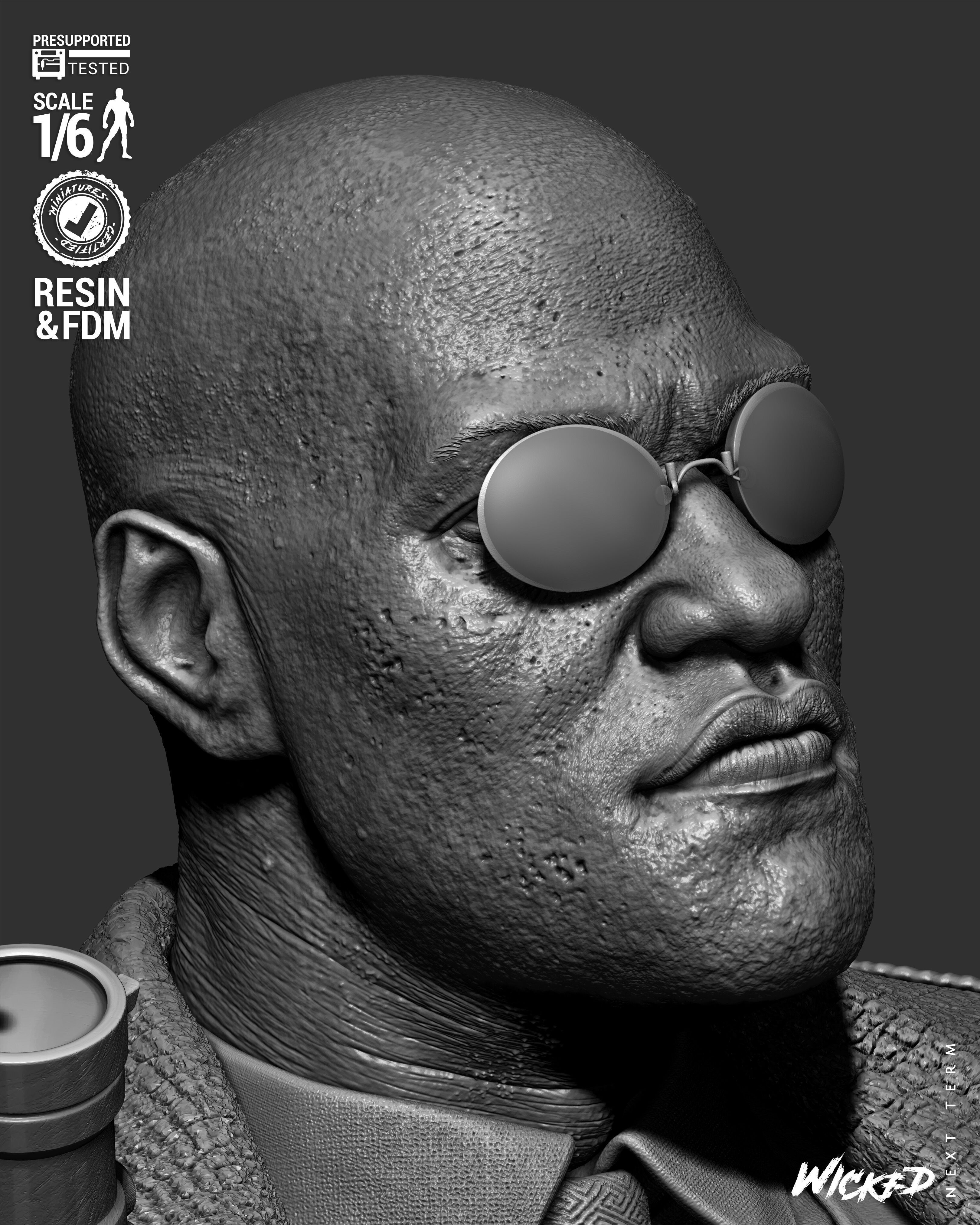 Wicked Movies Morpheus Sculpture 3D print model_61