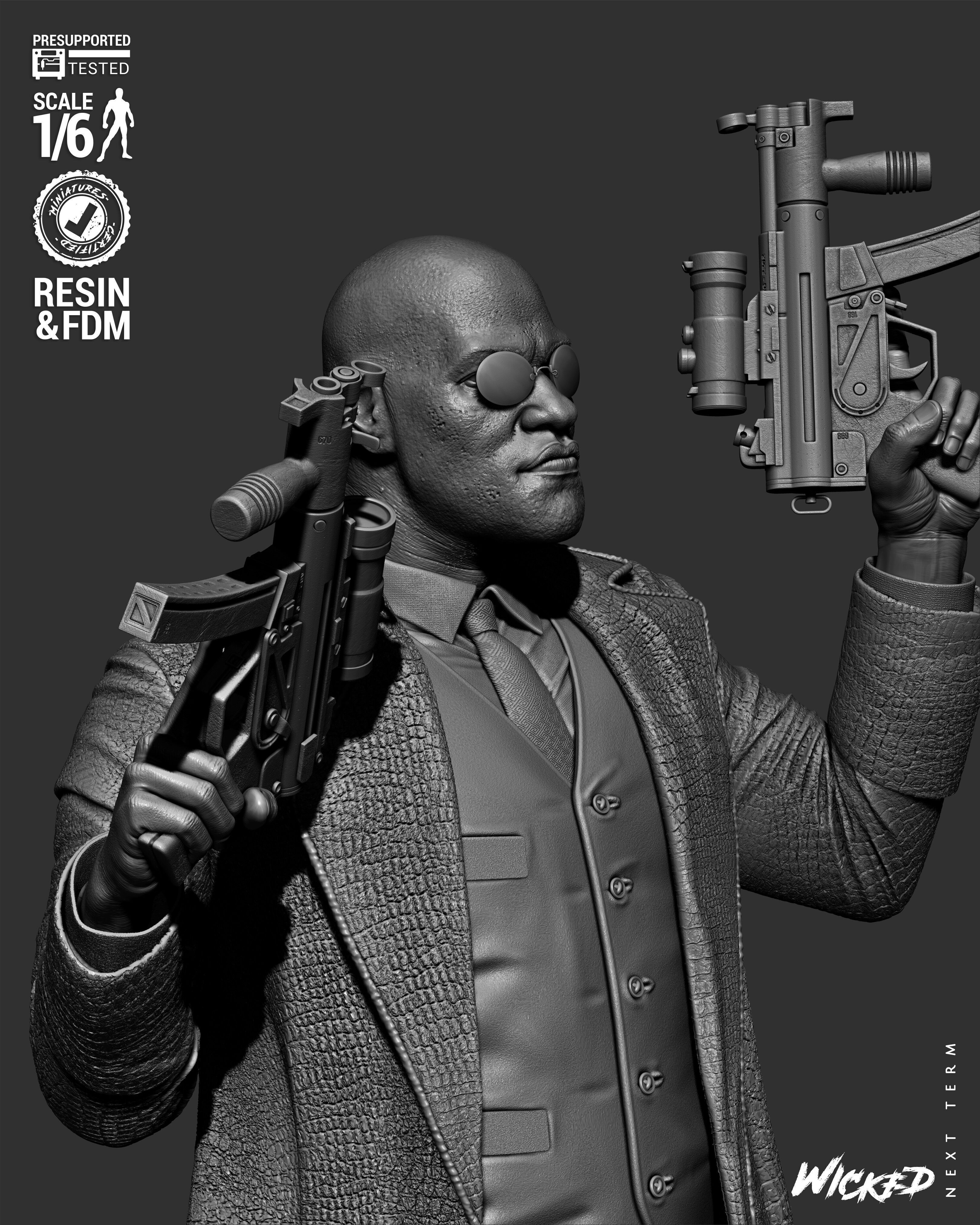 Wicked Movies Morpheus Sculpture 3D print model_40