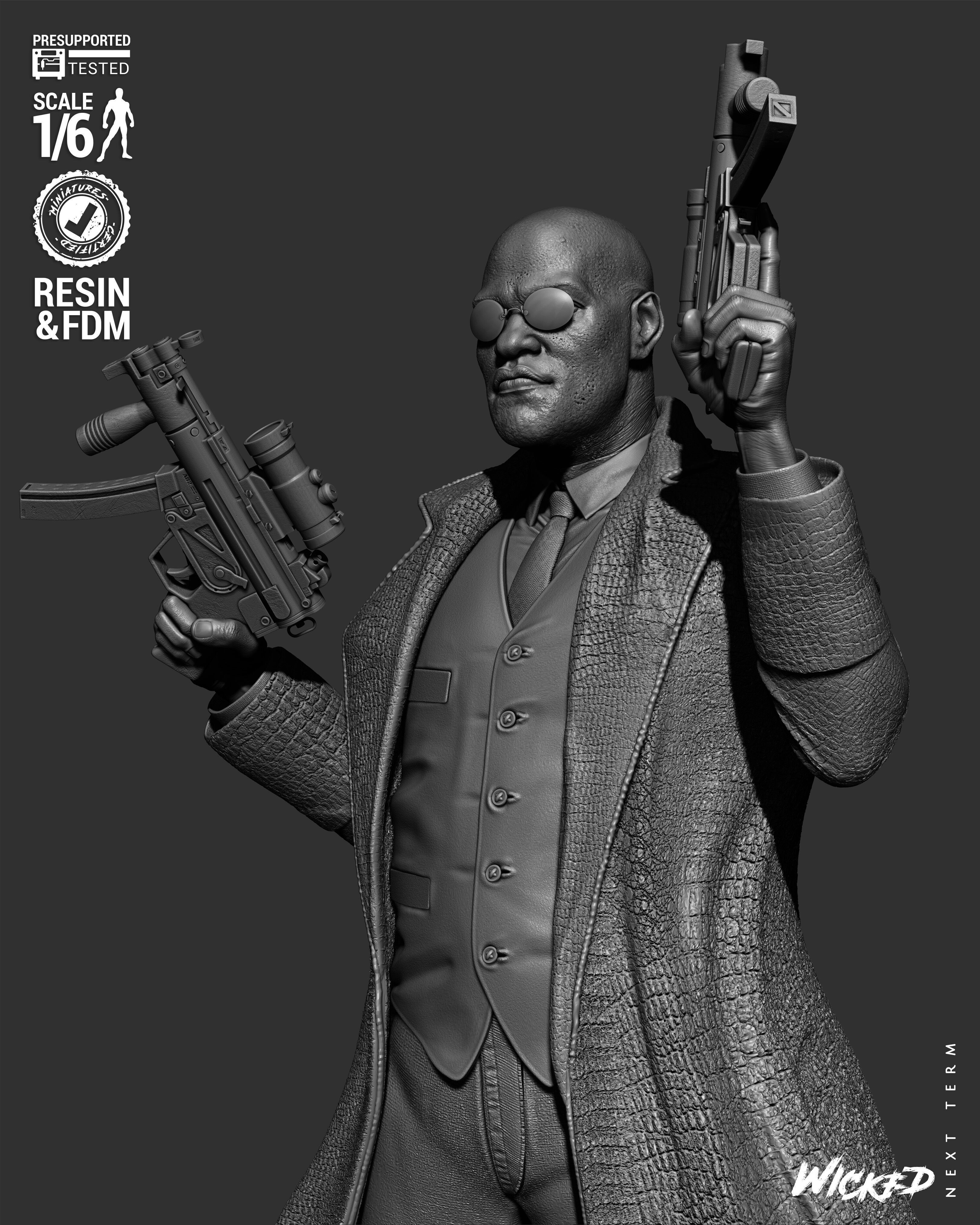 Wicked Movies Morpheus Sculpture 3D print model_42