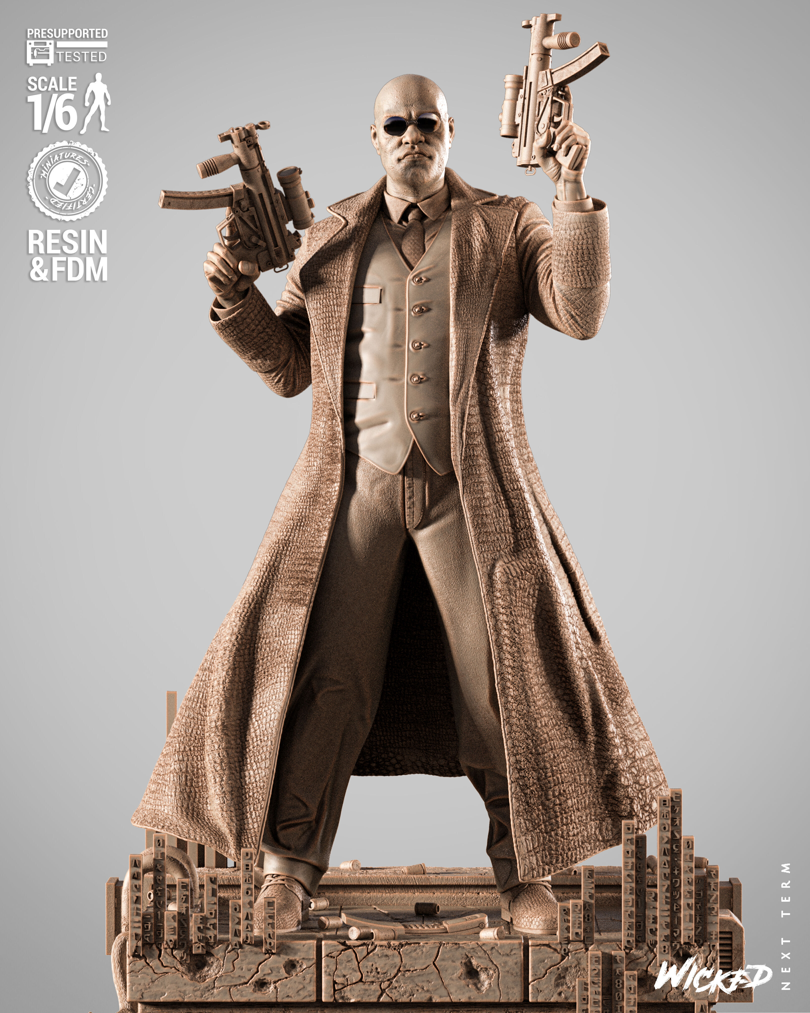 Wicked Movies Morpheus Sculpture 3D print model_10