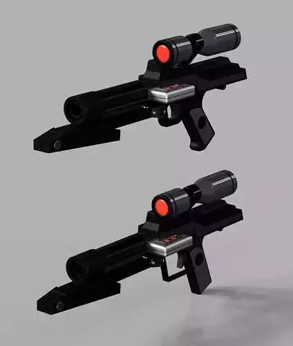 Custom scoped classic Battlefront 2 DC15S one sixth scale
