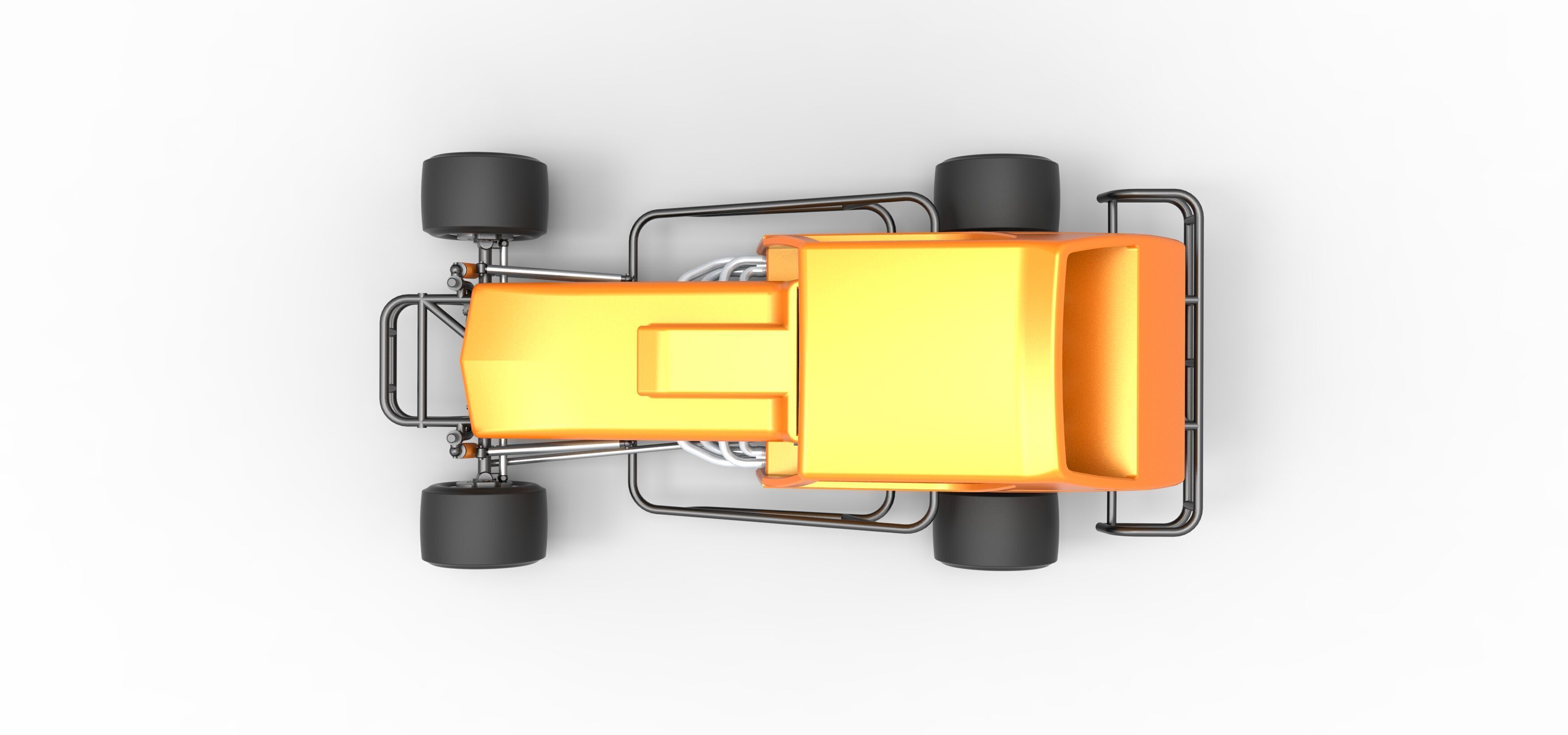 Vintage Asphalt Modified stock car V6 Scale 1 to 25 3D print model_11