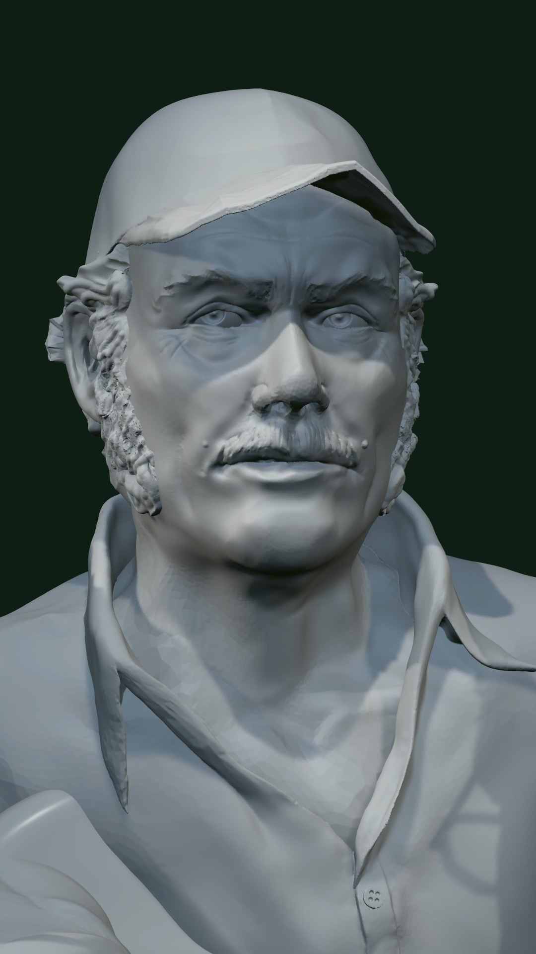Jaws model - character busts 3D print model_9