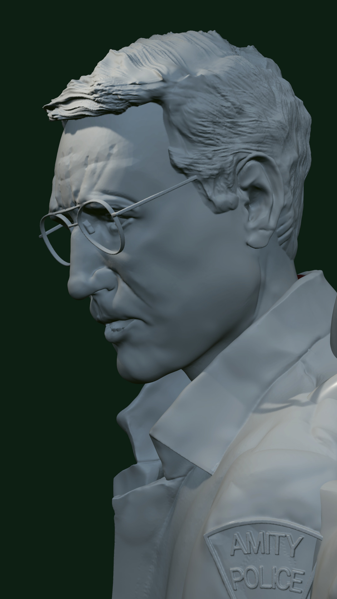 Jaws model - character busts 3D print model_8