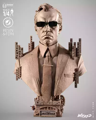 Wicked Movies Smith Portrait Bust 3D print model