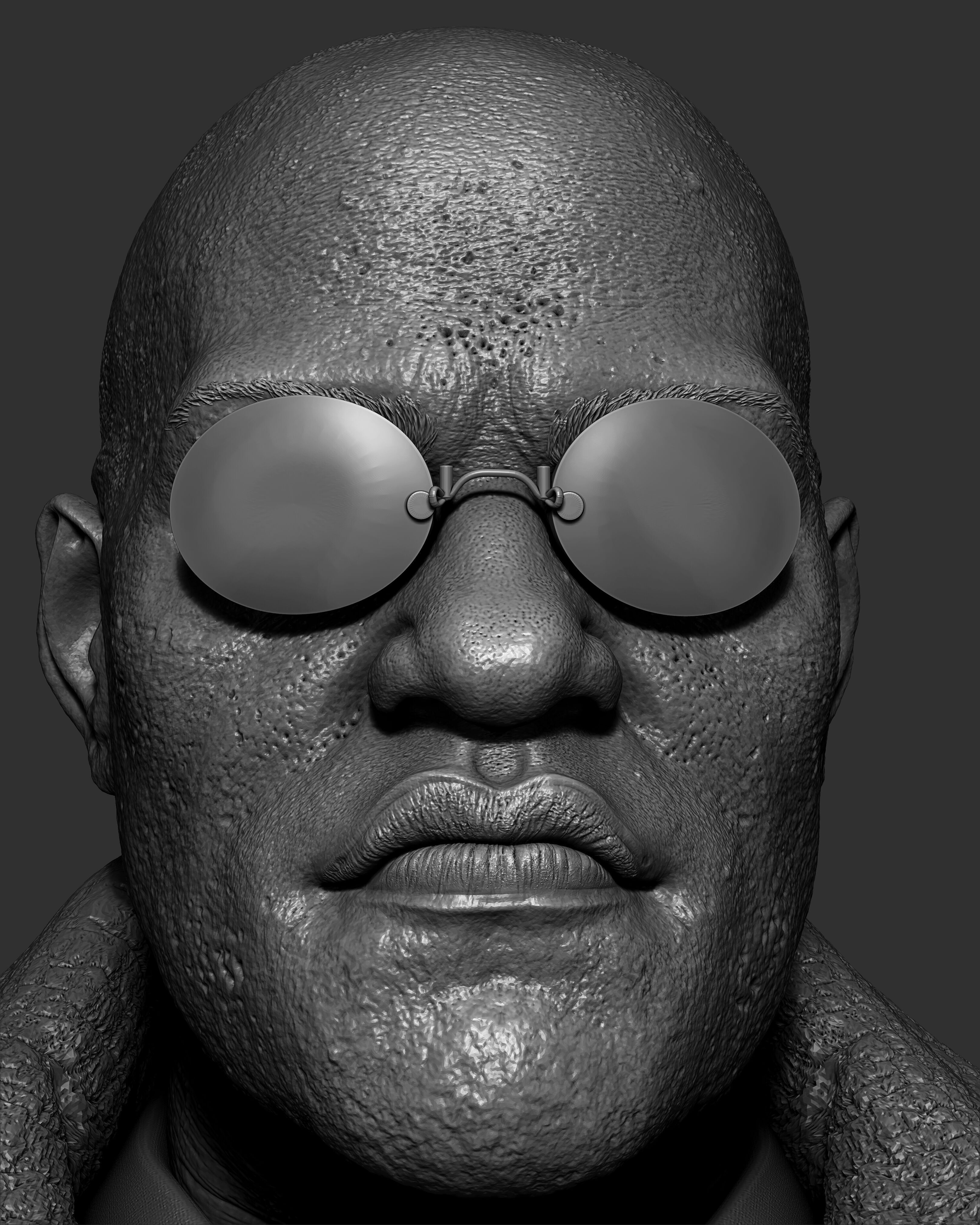 Wicked Movies Morpheus Portrait Bust 3D print model_43