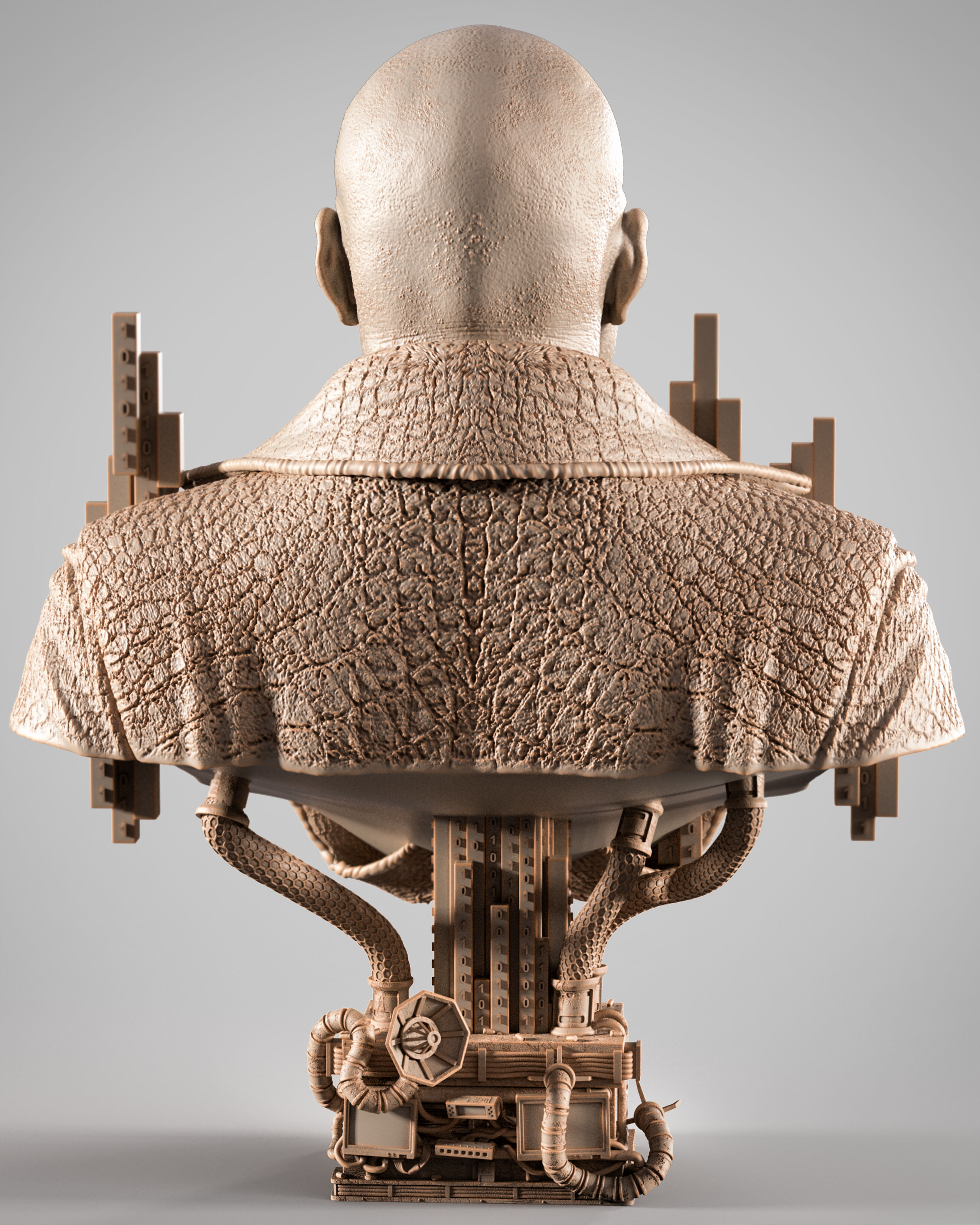 Wicked Movies Morpheus Portrait Bust 3D print model_1