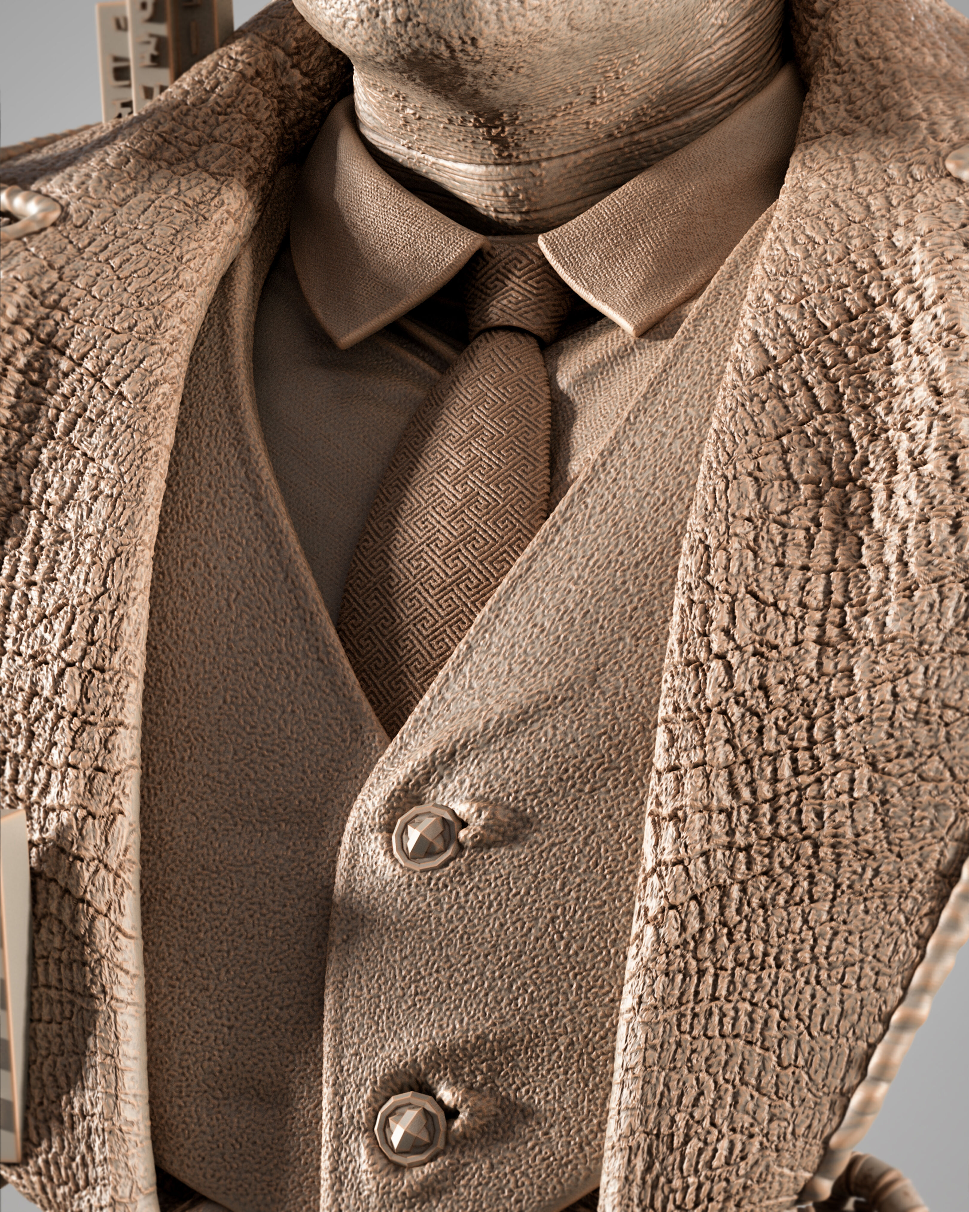 Wicked Movies Morpheus Portrait Bust 3D print model_58